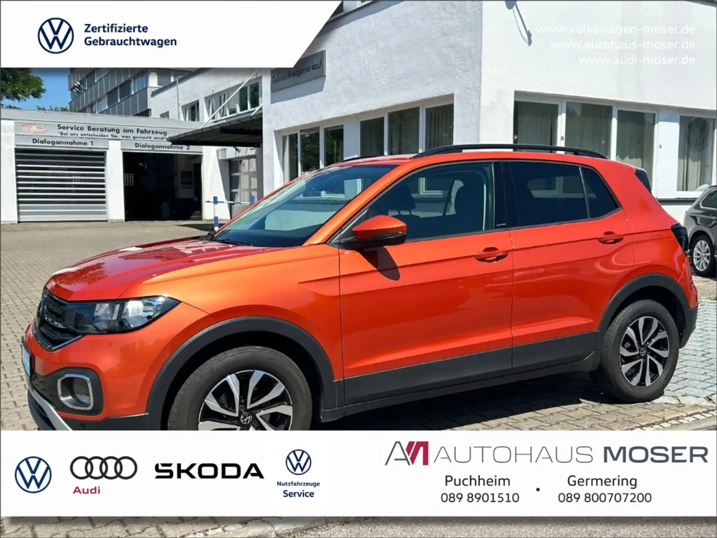 Volkswagen T-Cross 1.0 TSI DSG ACTIVE - APP*KAMERA*ACC*!!! Orange - 1