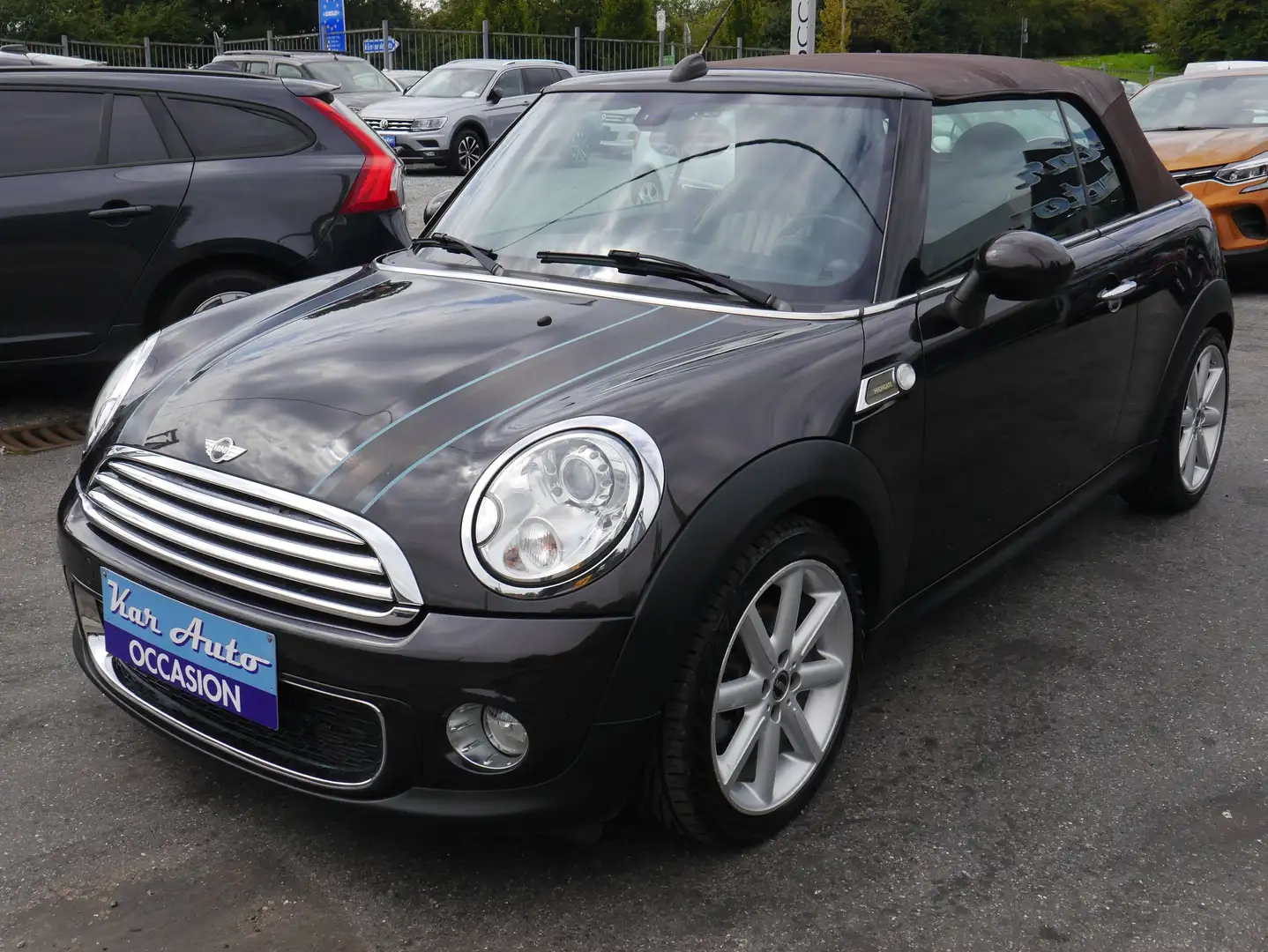 MINI Cooper D Cabrio Mini Cabriolet 1.6 D Cooper*CUIR*GPS* Schwarz - 2