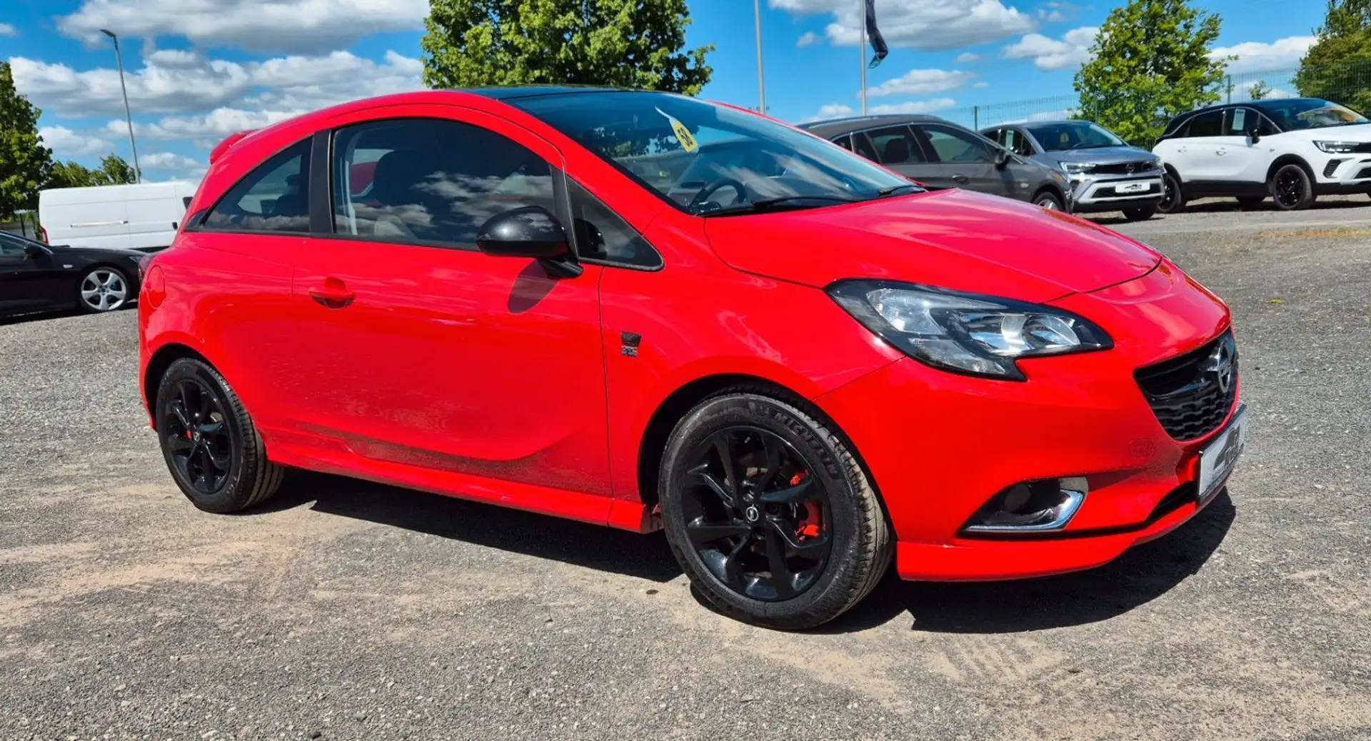 Opel Corsa 1.0T Color Edition OPC Line  Intelllink Rood - 1