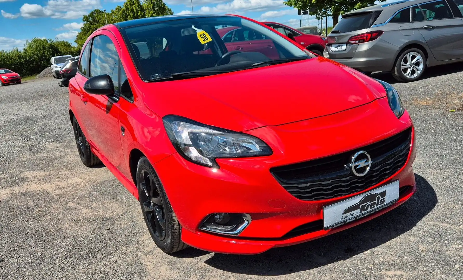 Opel Corsa 1.0T Color Edition OPC Line  Intelllink Rood - 2