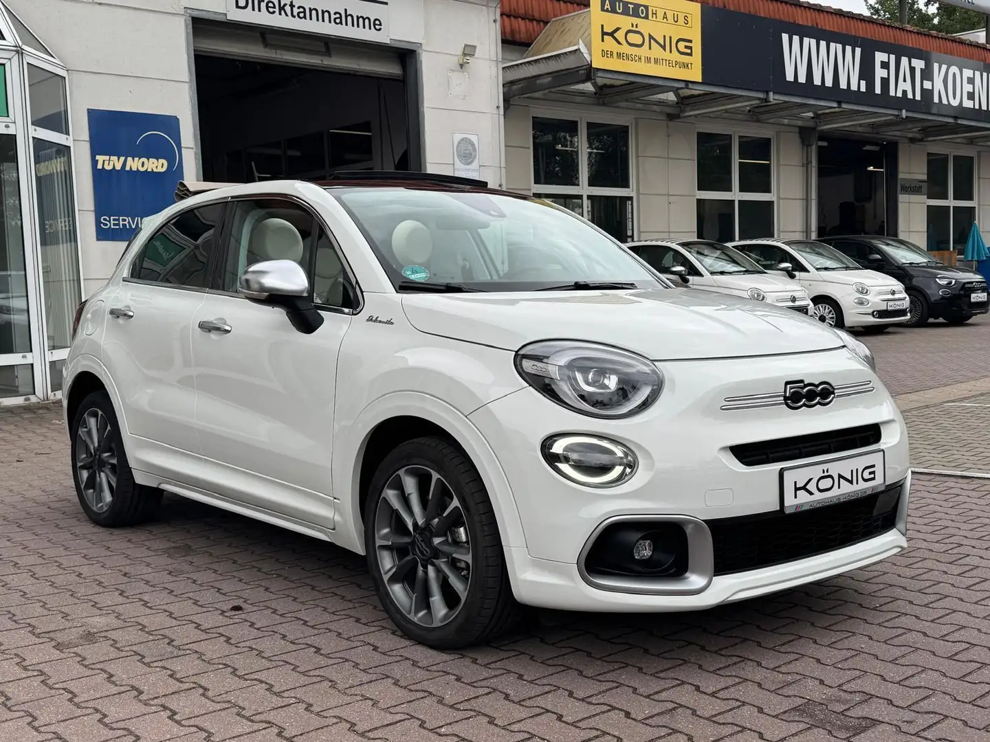 Fiat 500X Dolcevita AUTOMATIK*FALTDACH*LEDER*KAMERA Wit - 2