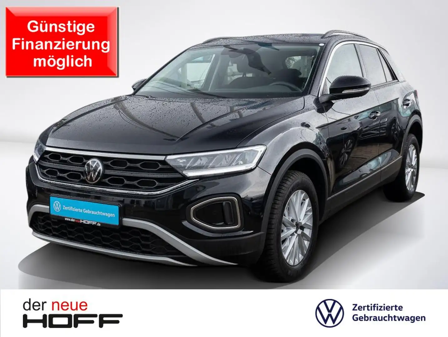 Volkswagen T-Roc 1.0 TSI Life 2,49% Navi LED Parkassist Schwarz - 1