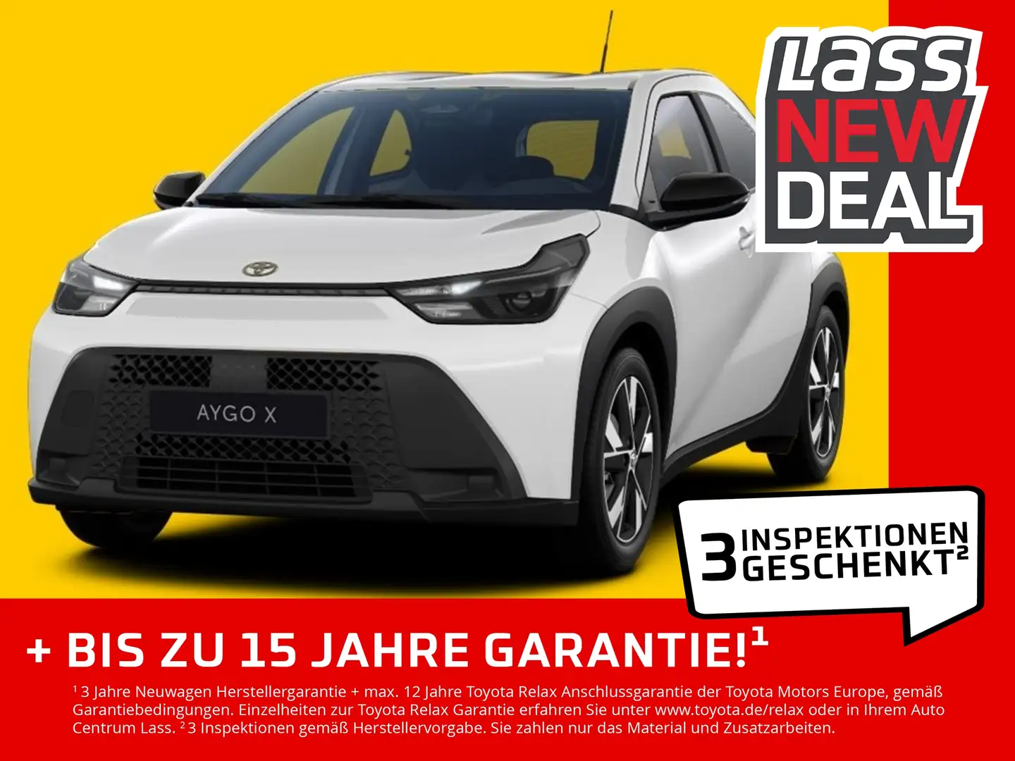 Toyota Aygo X *Neues Modell*Voll-Hybrid* Nur 3,7l komb.! Weiß - 1