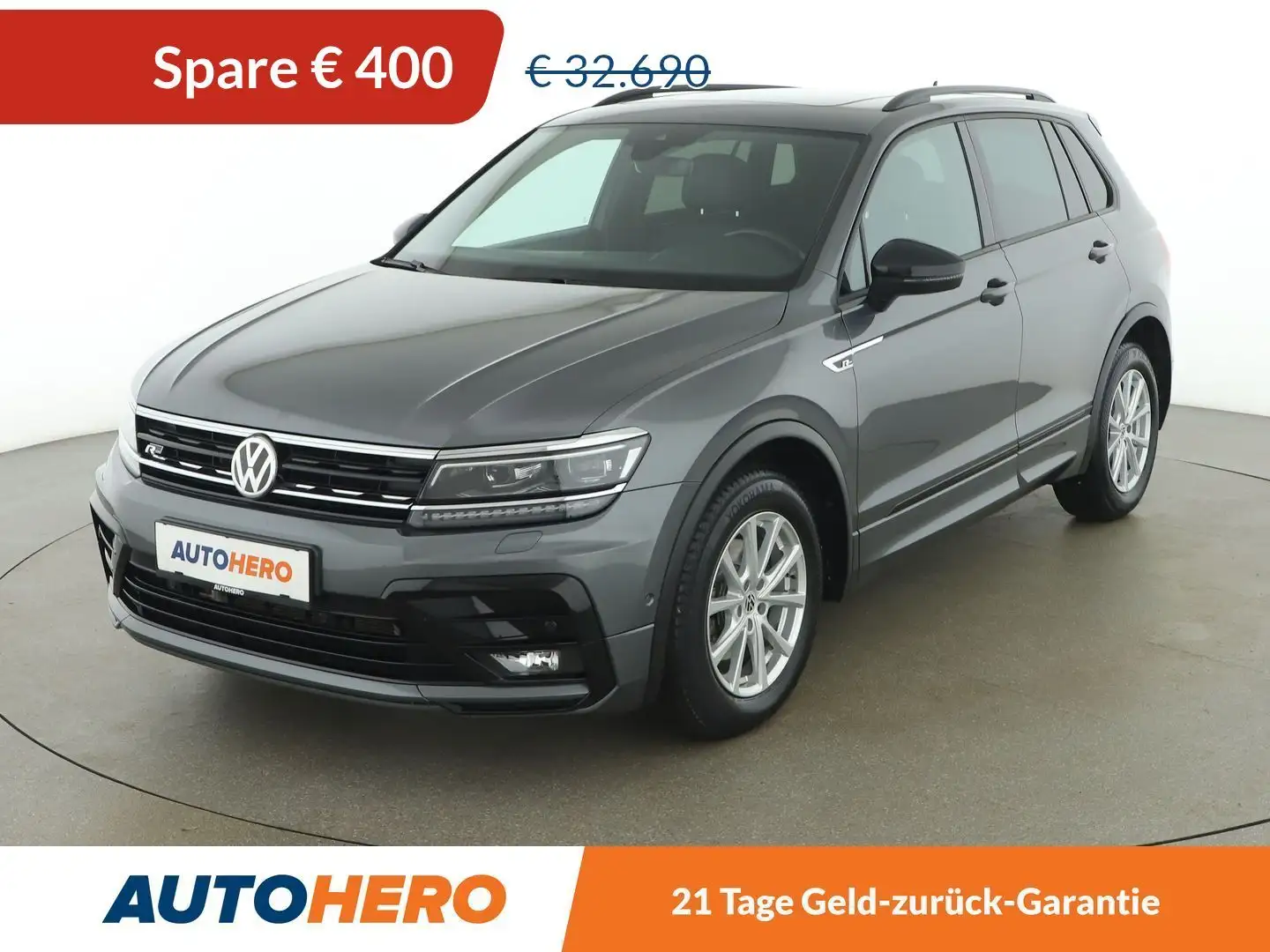 Volkswagen Tiguan 2.0 TDI R-Line 4Motion BMT Grau - 1
