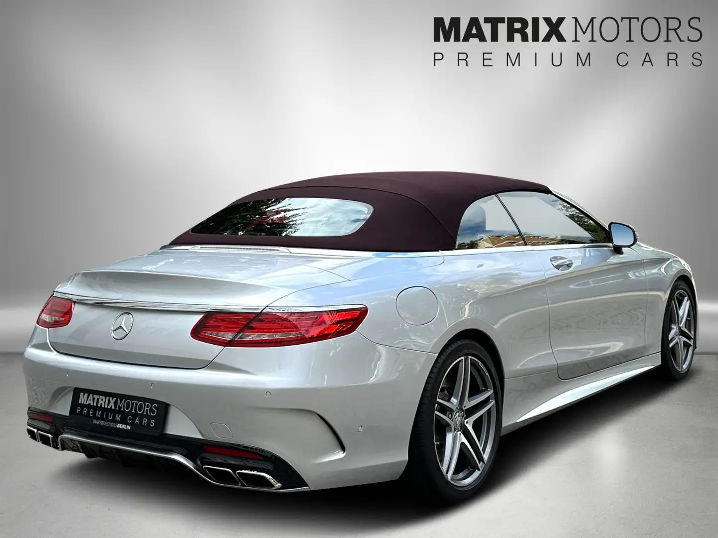 Mercedes-Benz S 63 AMG Cabriolet 4Matic Scheckheft MB Voll !!! Plateado - 2