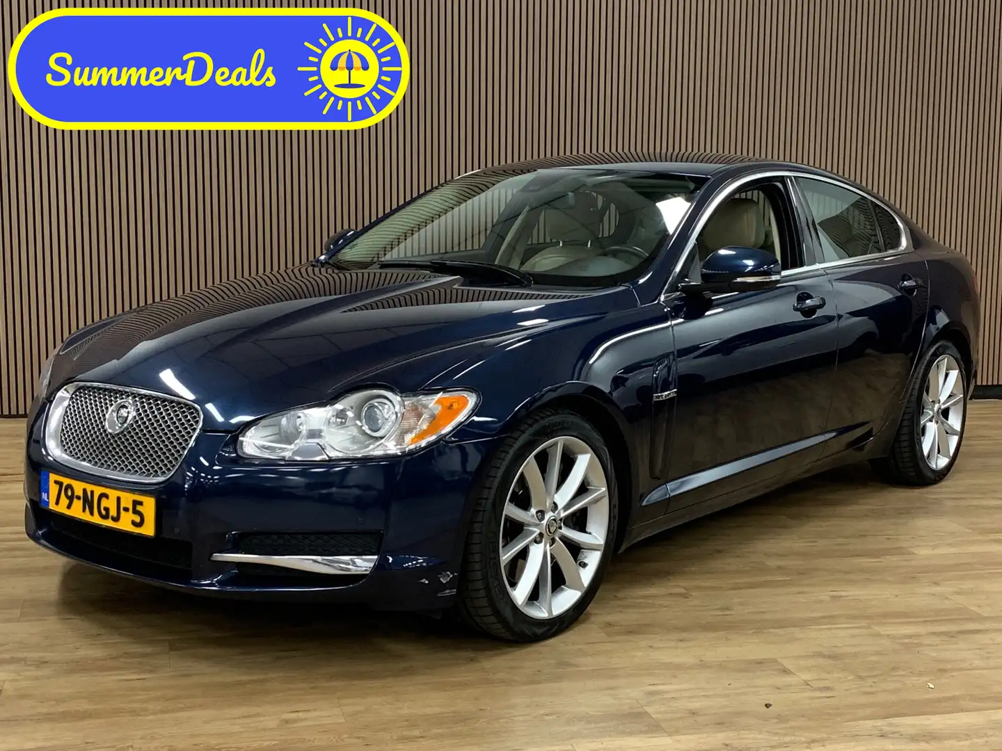 Jaguar XF 5.0 V8 Portfolio|Youngtimer|Camera|Automaat|Climat Blauw - 1