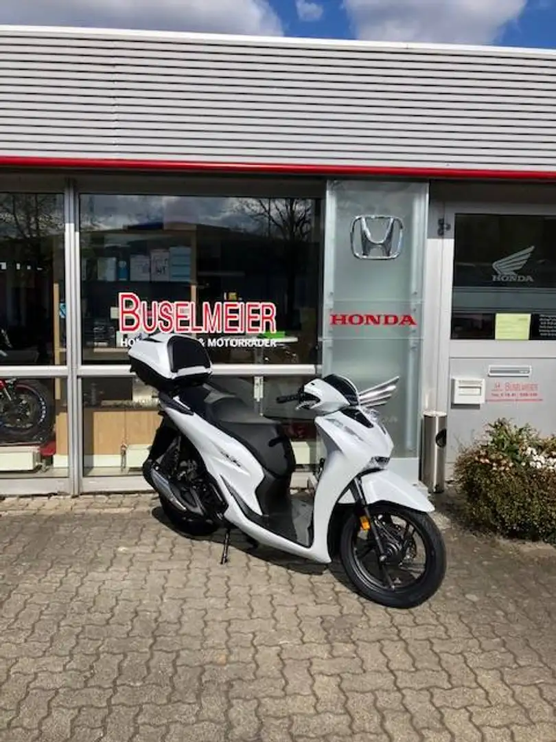 Honda SH 125 Euro5+ Topcase Weiß - 1