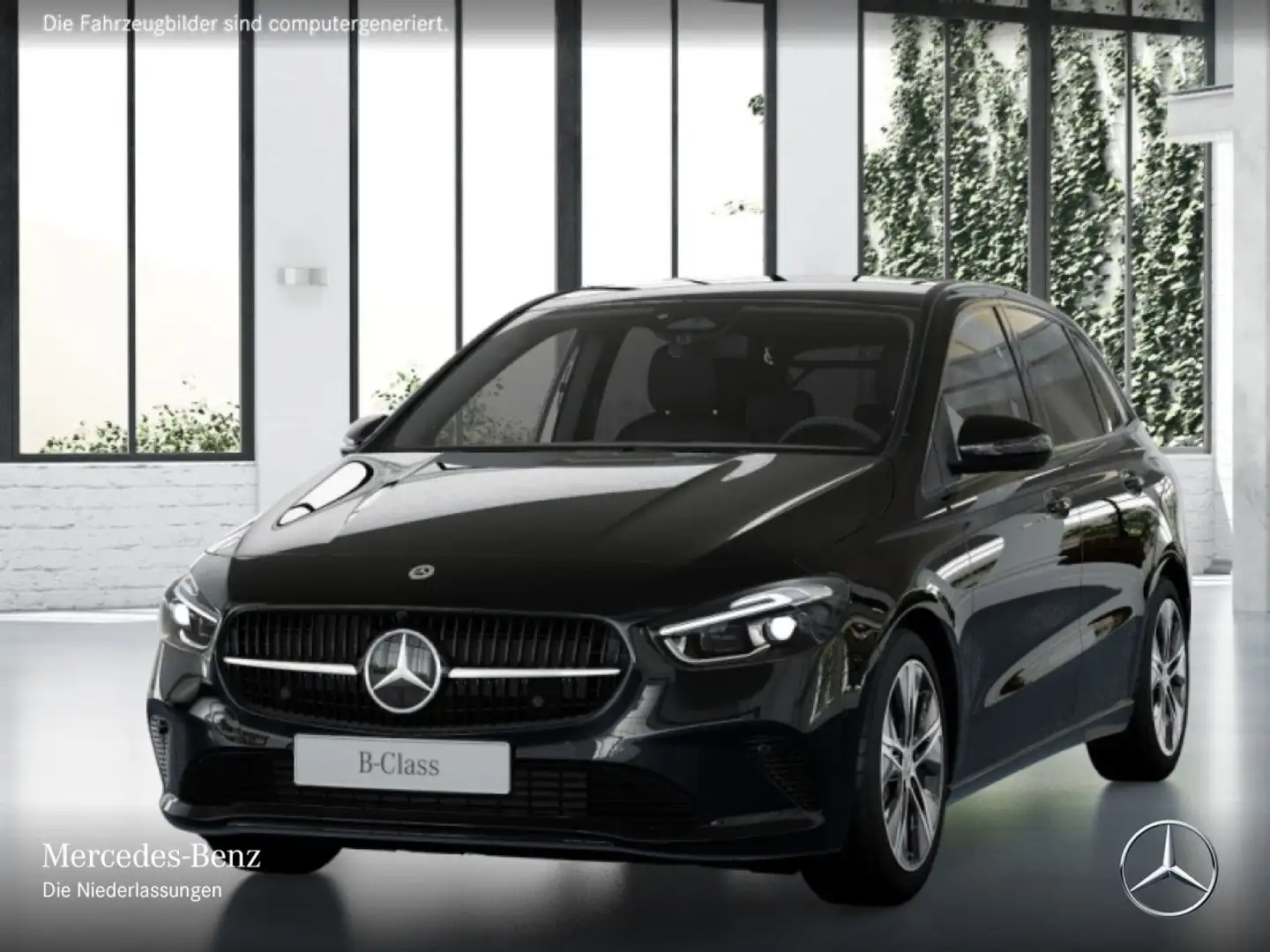 Mercedes-Benz B 200 PROGRESSIVE+NIGHT+AHK+MULTIBEAM+KAMERA+TOTW Schwarz - 2