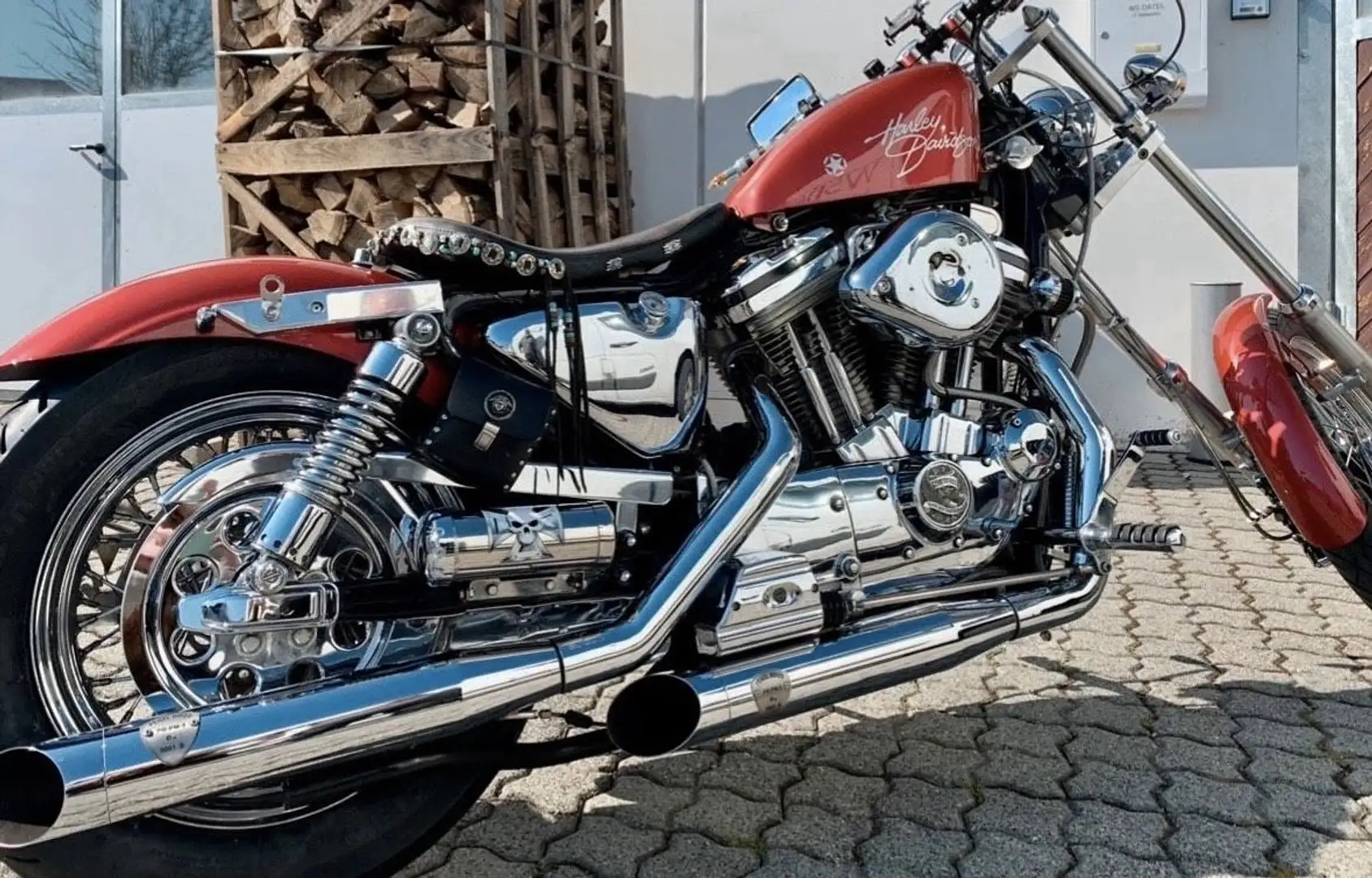 Harley-Davidson Sportster 883 Roşu - 2