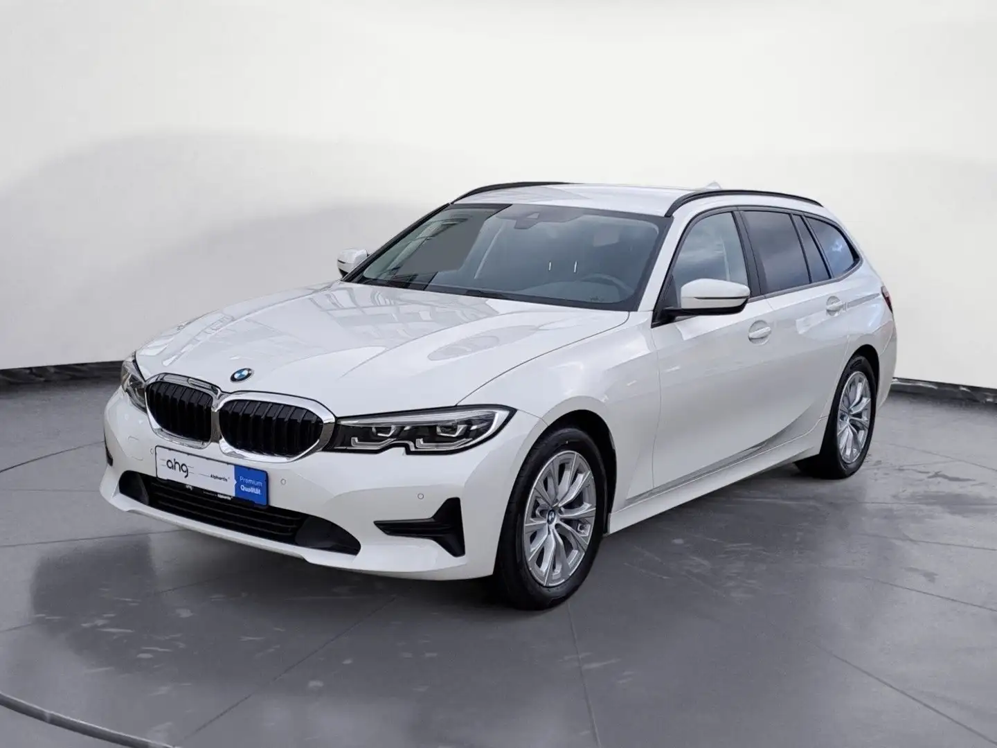 BMW 320 d Touring Advantage Aut. Klimaaut. Weiß - 2