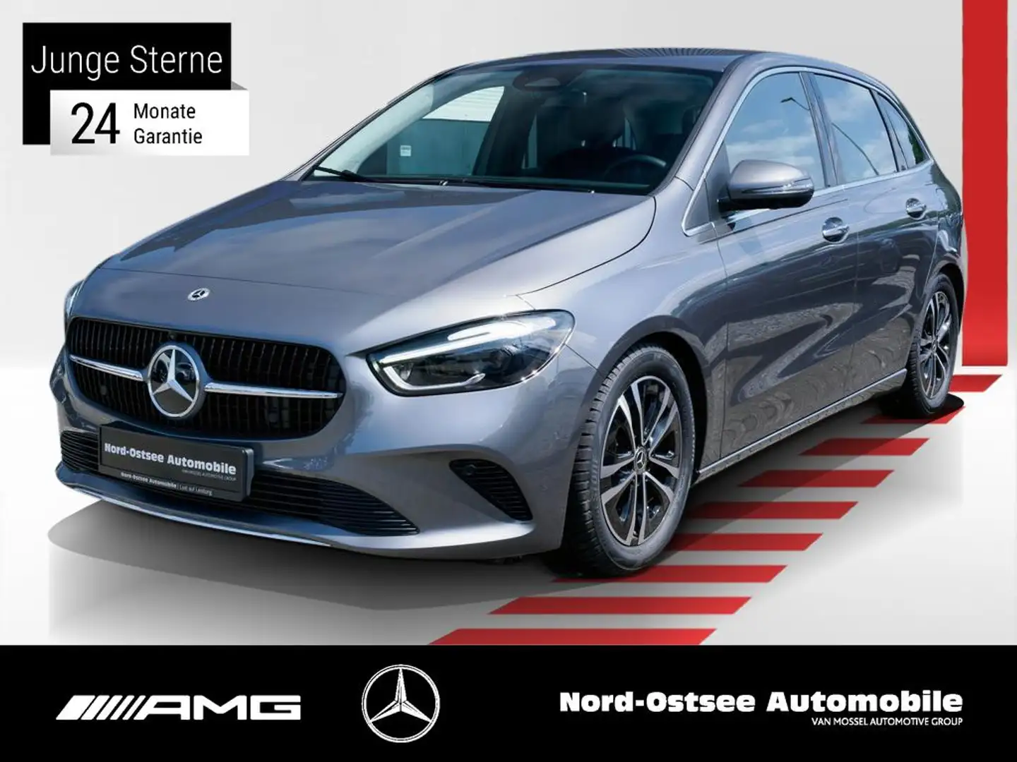 Mercedes-Benz B 200 PROGRESSIVE  AHK 360° KAMERA MULTIBEAM DAB Grigio - 1