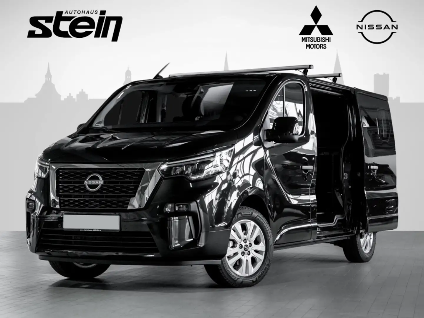 Nissan Primastar Kombi Tekna mit Schlafsystem + Drehsitze + AHK + Schwarz - 1