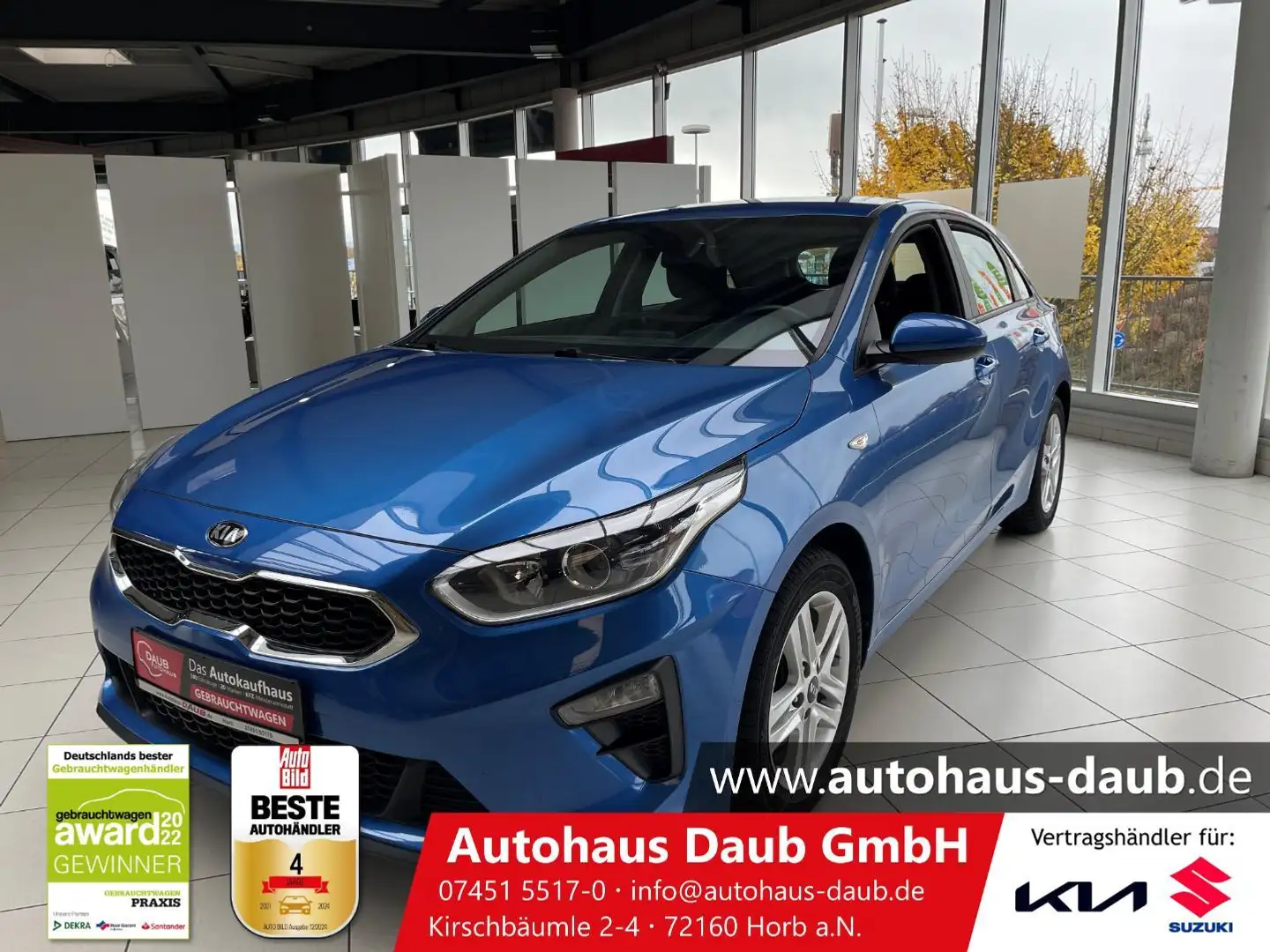 Kia Ceed / cee'd 1.4 Attract+Klima+Alu+Tempomat+Bluetooth Blau - 1