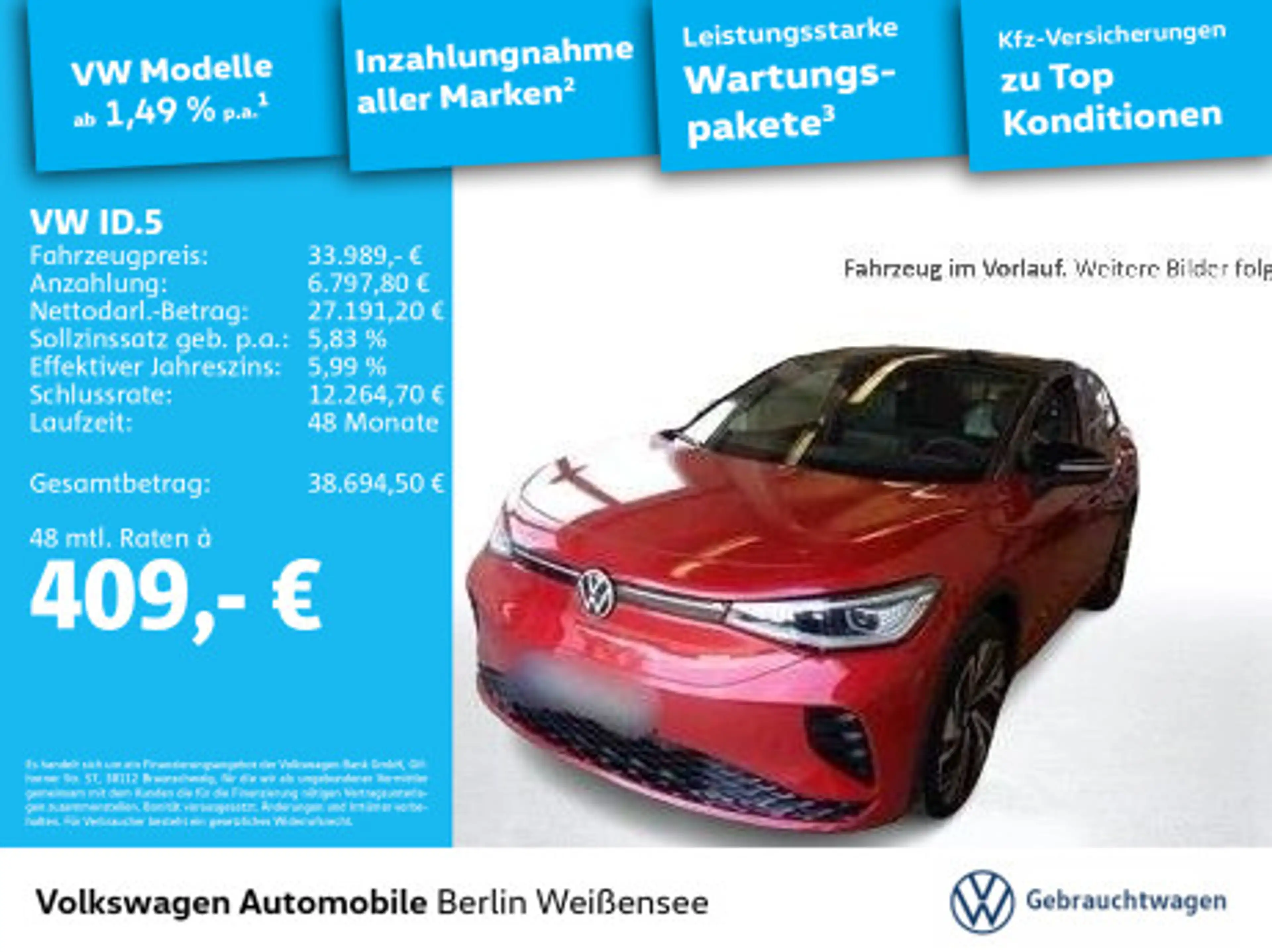 Volkswagen ID.5 GTX*4M*21*ASSIST*WÄRMEP*PANO — photo 2