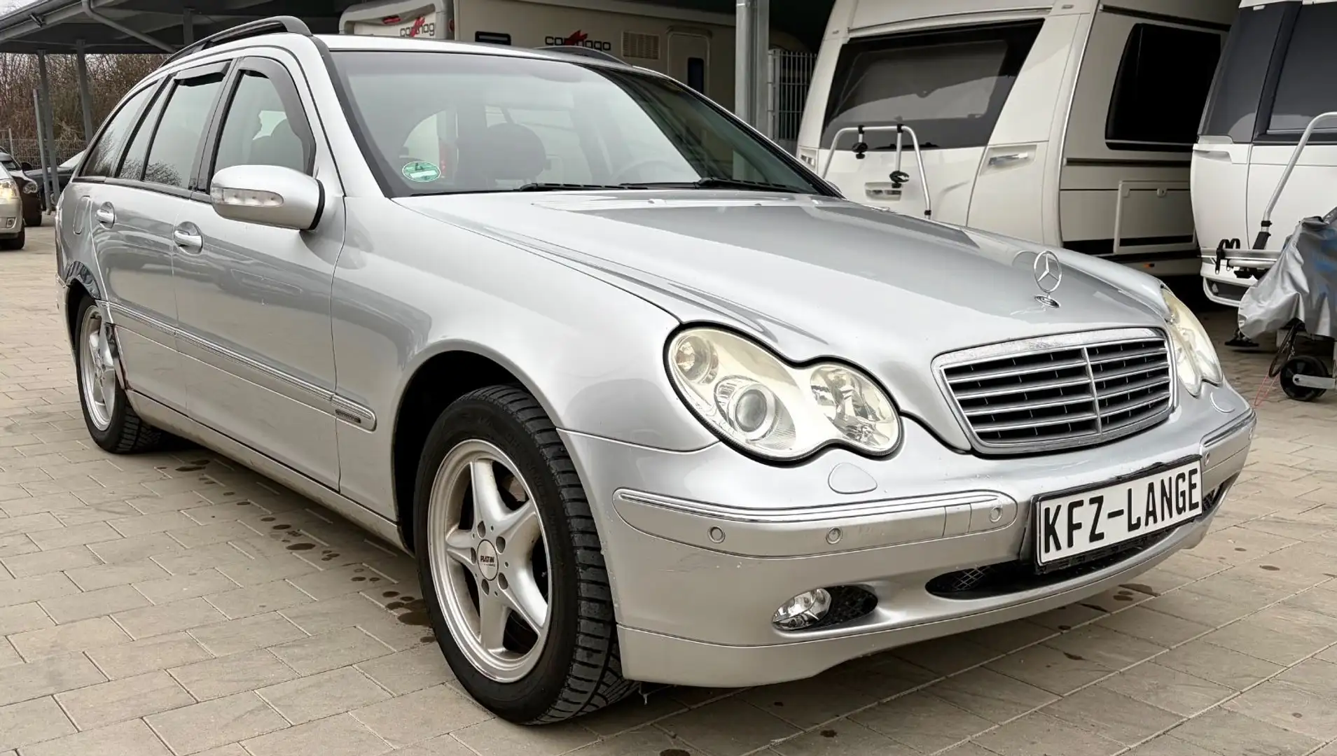 Mercedes-Benz C 240 T ELEGANCE Tüv/Ahk/Shz/Pdc Silber - 1