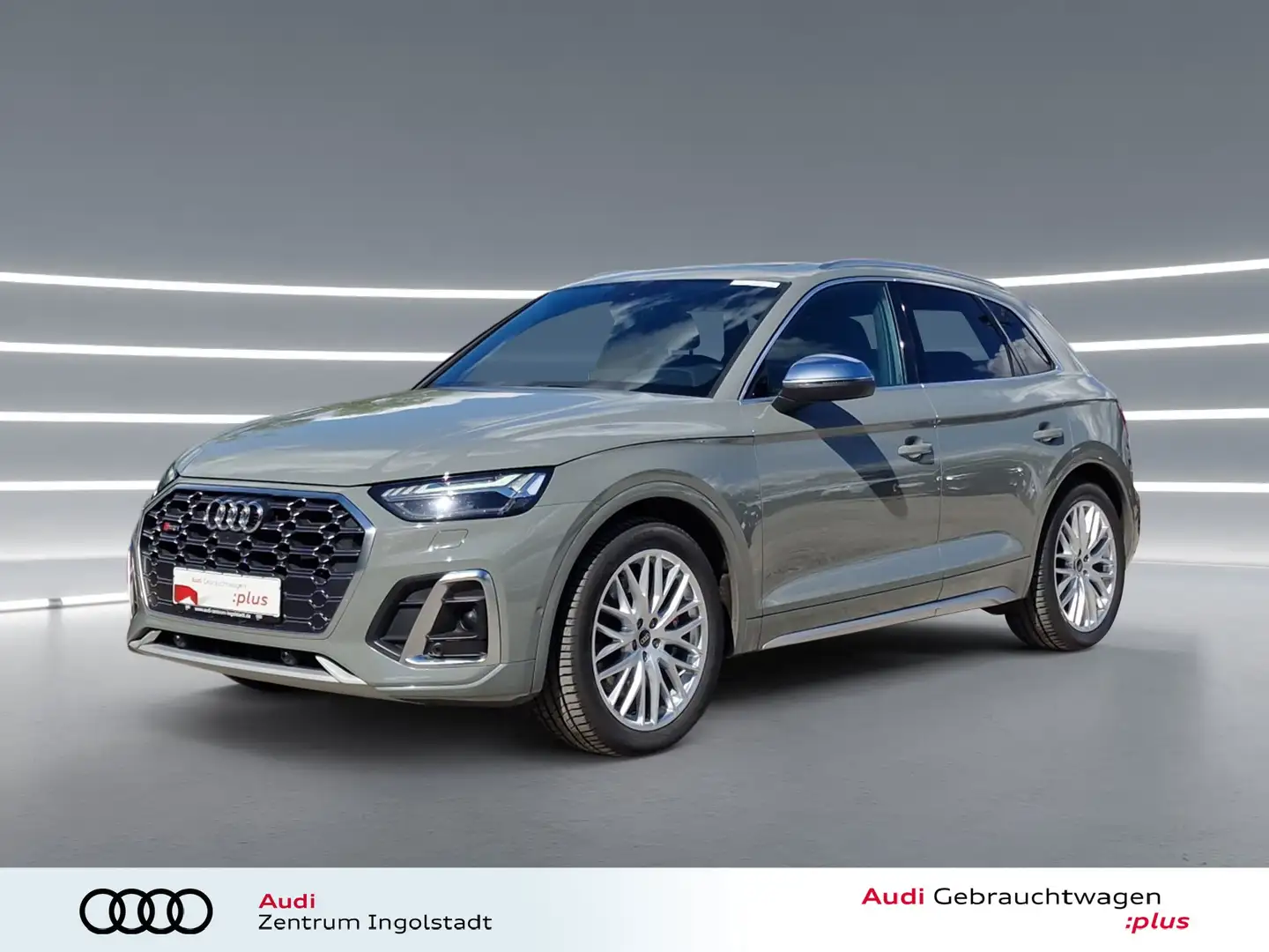 Audi SQ5 TDI MATRIX Pano Luft Rauten AHK ACC HuD Kam. Grau - 2