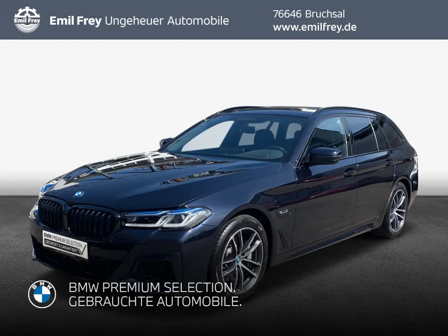 BMW 530 e Touring Aut. Schwarz - 1