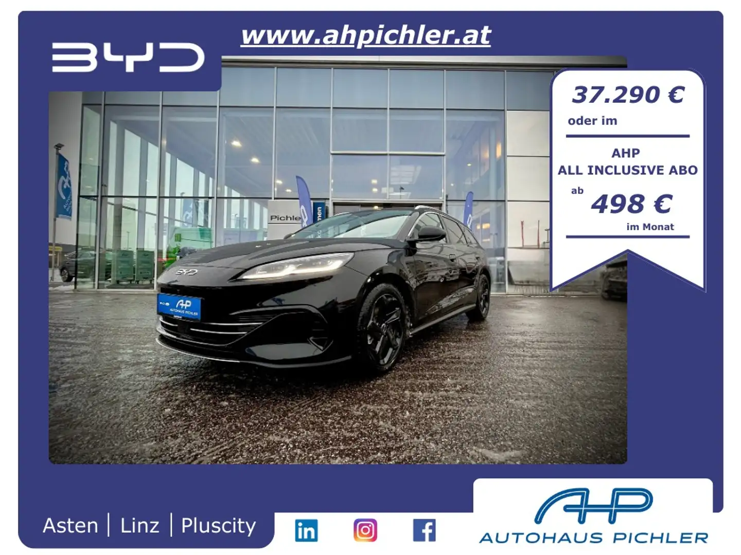 BYD Seal 6 DM-i Touring Comfort PHEV 19kWh 212PS LAGER AKTION Schwarz - 1