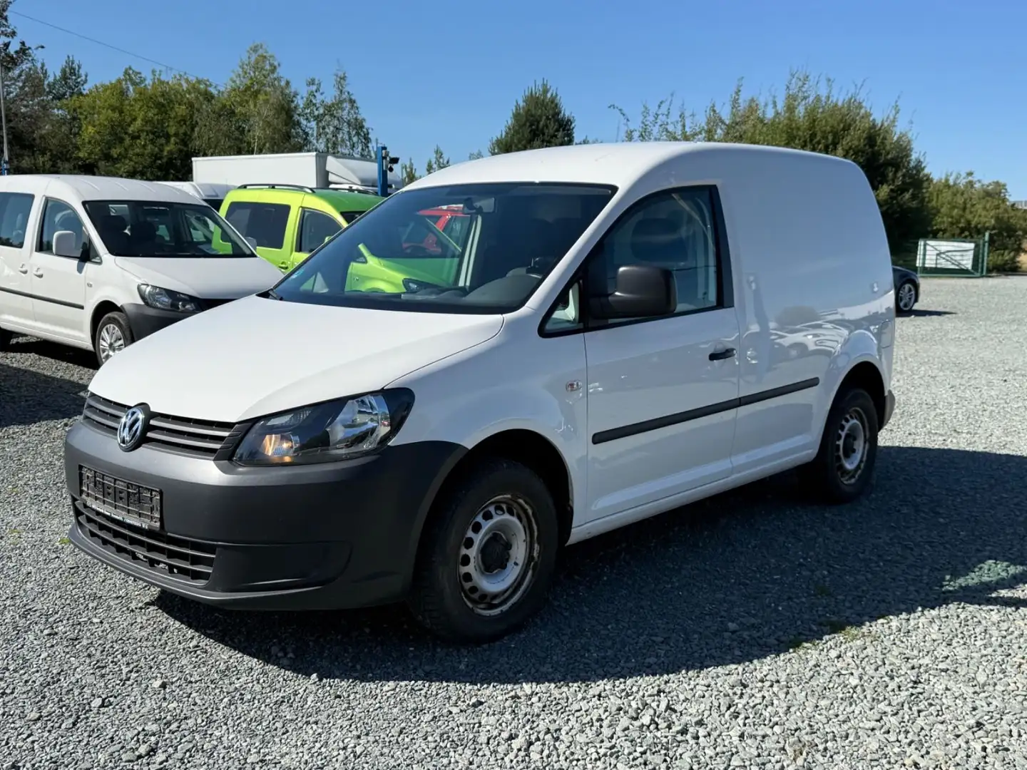 Volkswagen Caddy Kasten 1.6TDI*1.Hand*SHZG*Klima*PDC Blanc - 1