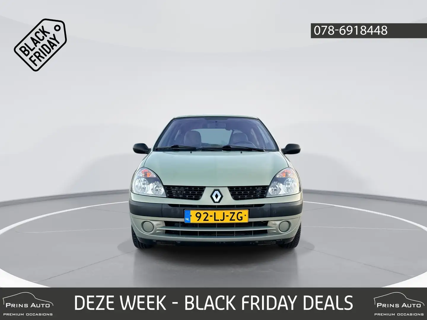 Renault Clio 1.2-16V Dynamique |AIRCO|1e EIG.|NAP|DEALER ONDERH Vert - 2