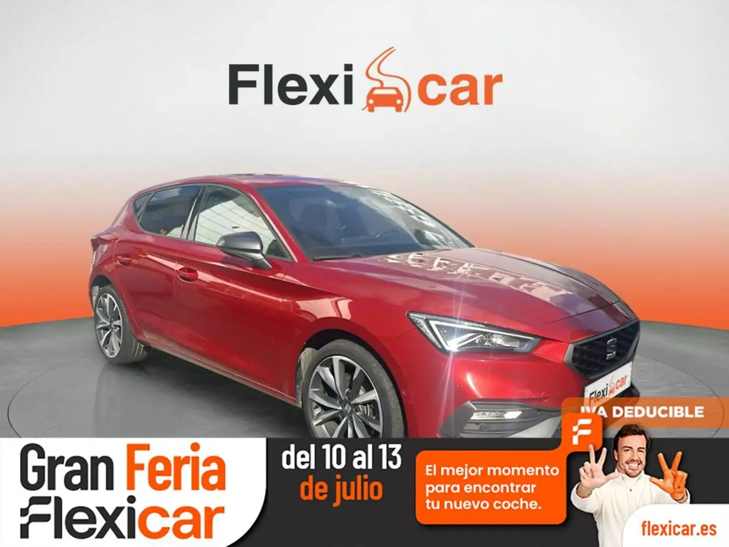 SEAT Leon 1.4 e-Hybrid DSG-6 S&S FR Go XL Rojo - 1