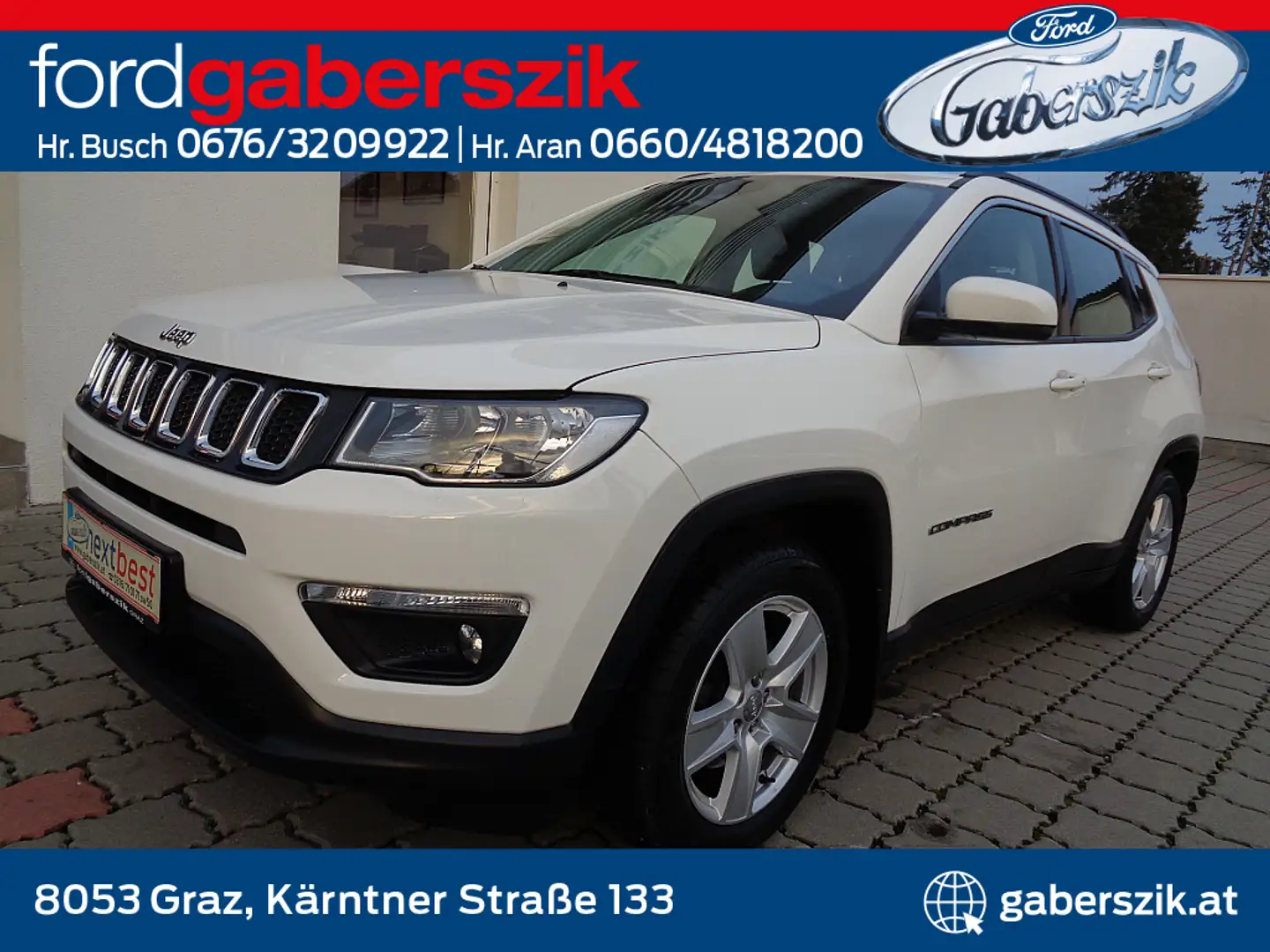 Jeep Compass 1,4 MultiAir2 FWD Limited Bianco - 1