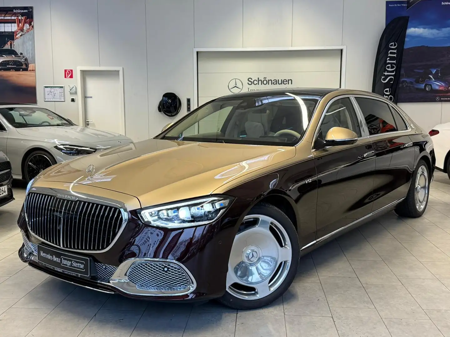 Mercedes-Benz S 680 Maybach TWO TONE RED GOLD+4 SEAT+BURM. 4D Rot - 2