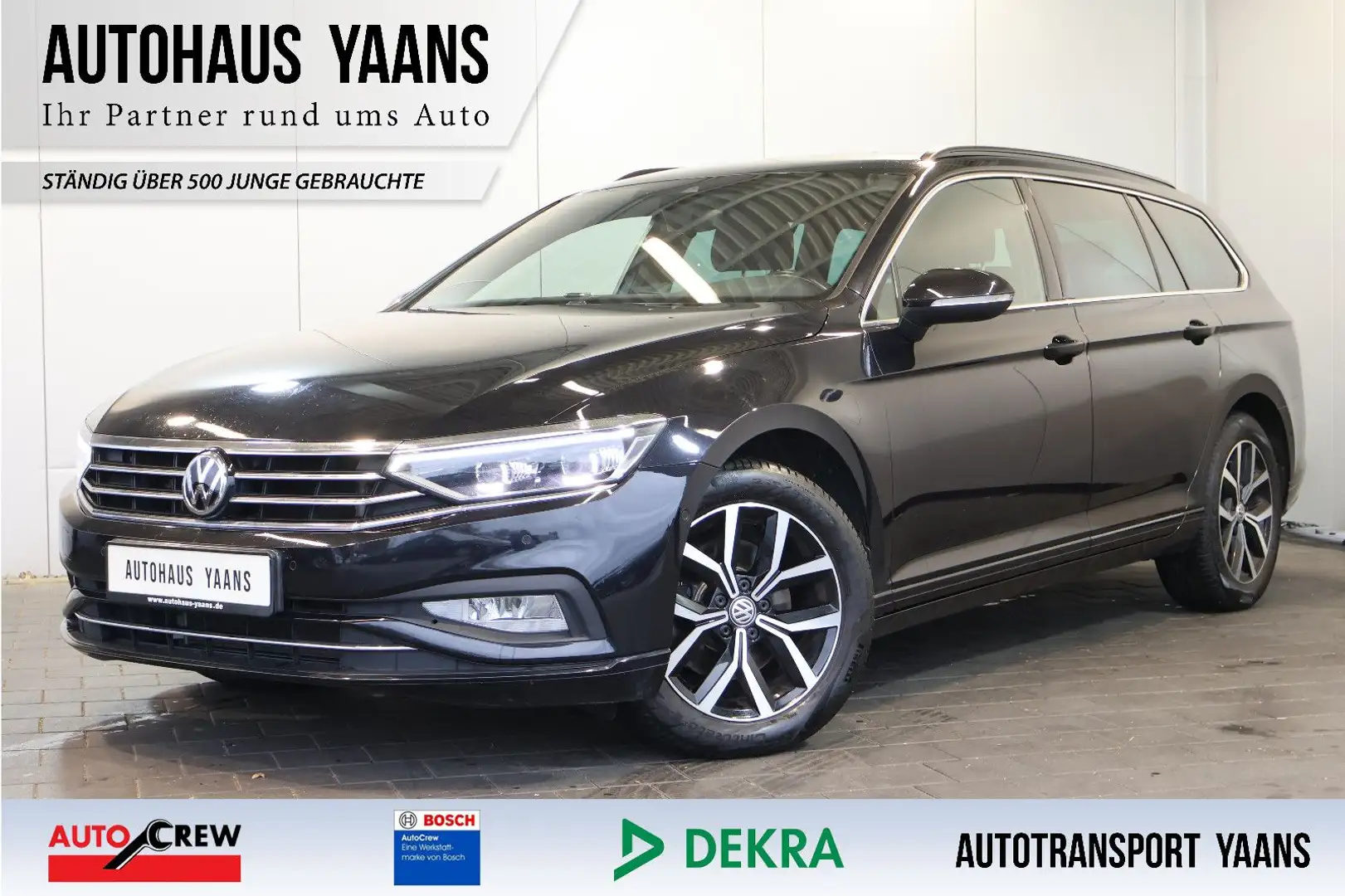 Volkswagen Passat Variant Passat 2.0 TDI Business MATRIX+ACC+SIDE+KAM+17" Negro - 1