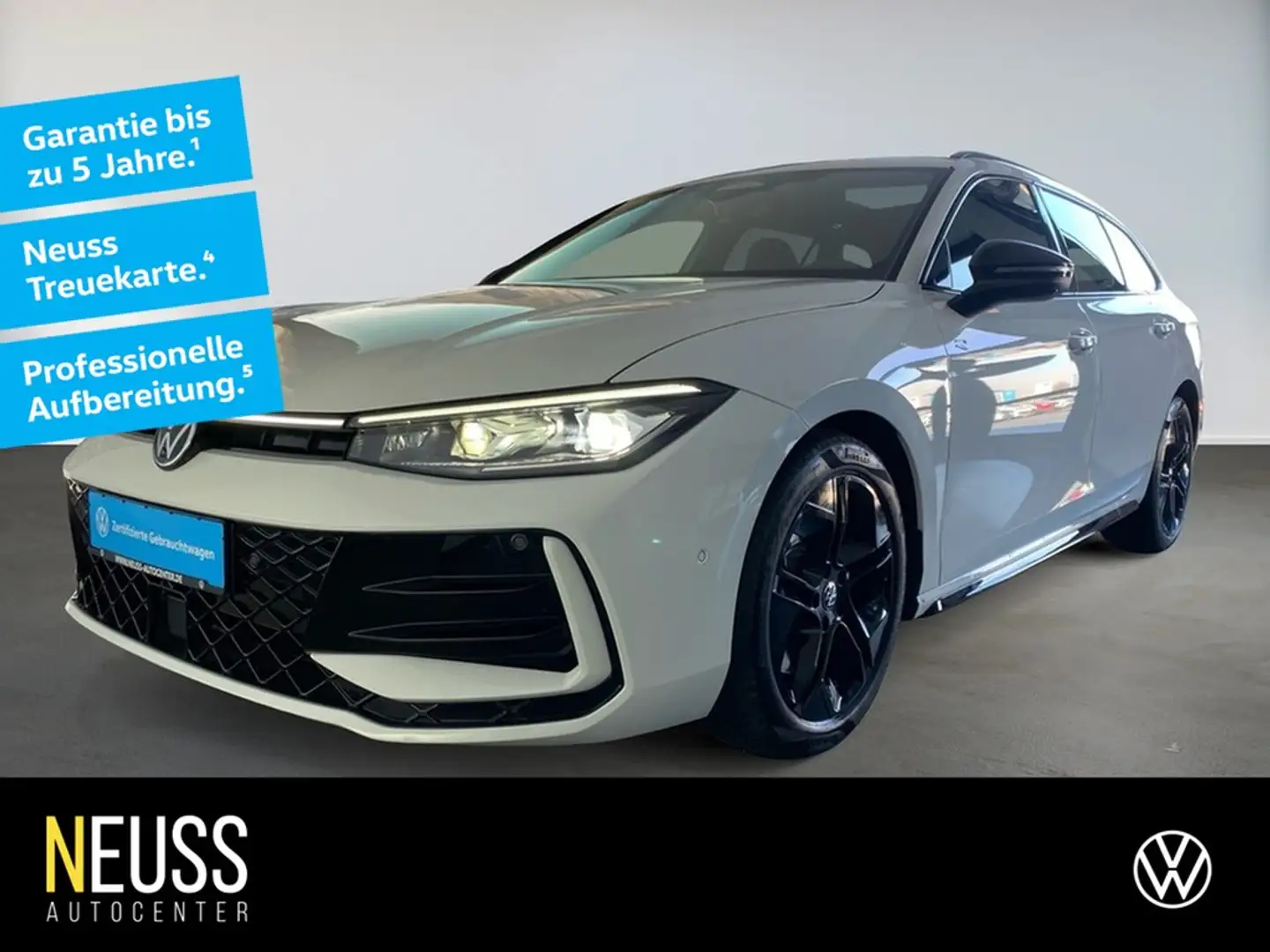 Volkswagen Passat Variant 2.0 TDI DSG 4M R-Line AHK+PANO+STANHZG Weiß - 1