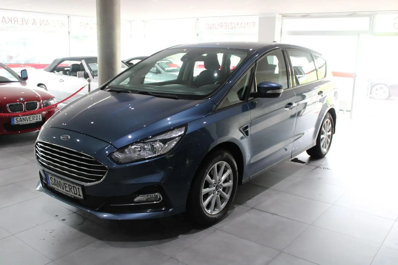 Ford S-Max 2.0 EcoBlue NAVI RFK PDC AHK MFL 7.SITZER Bleu - 1