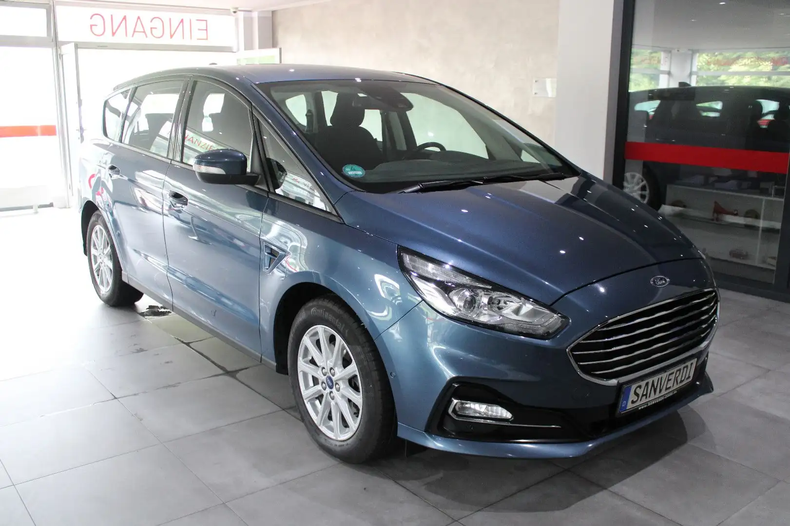 Ford S-Max 2.0 EcoBlue NAVI RFK PDC AHK MFL 7.SITZER Bleu - 2