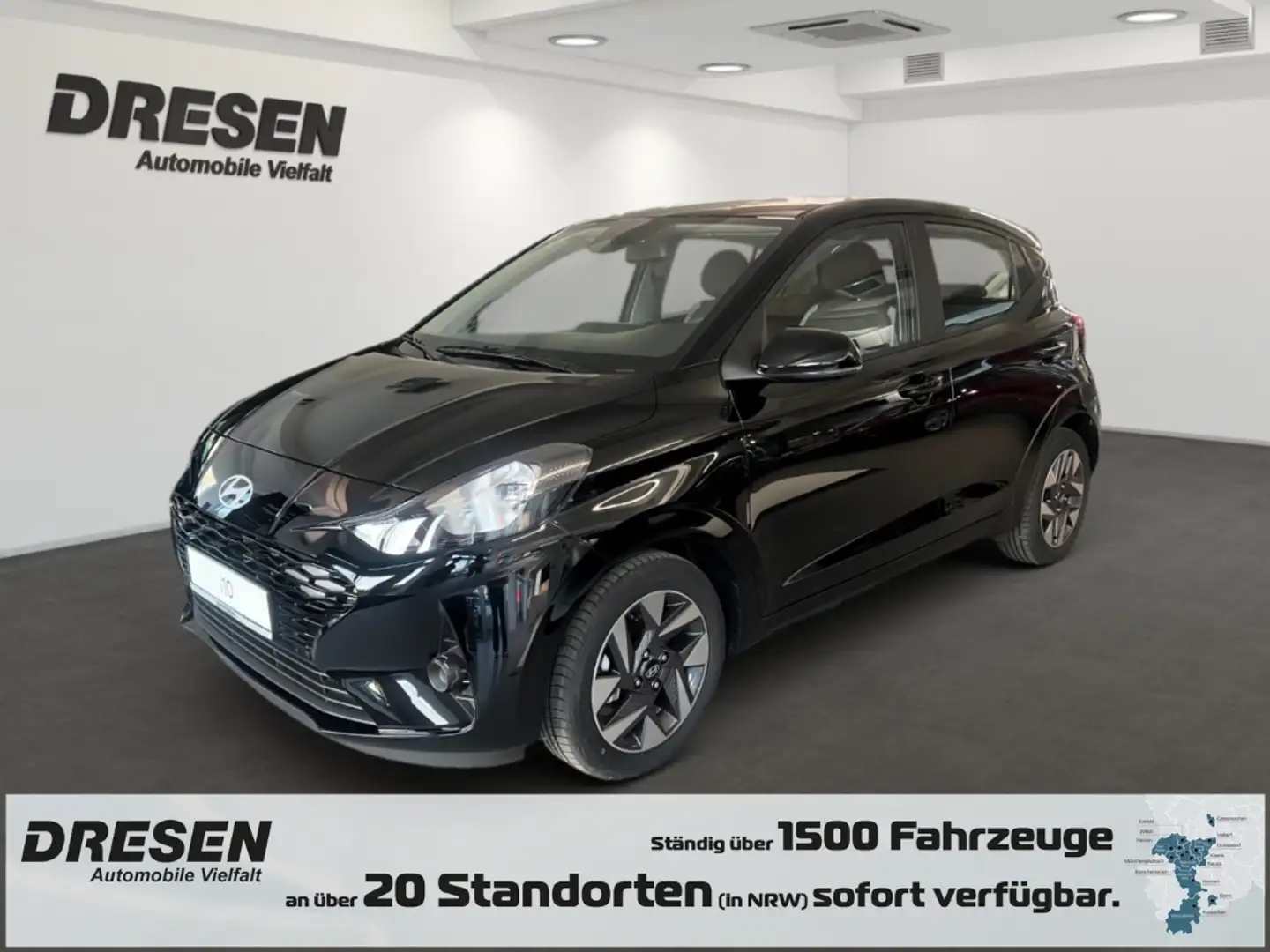 Hyundai i10 1.0 Trend Sitzheizung Kamera Navi Klima PDC Negro - 1