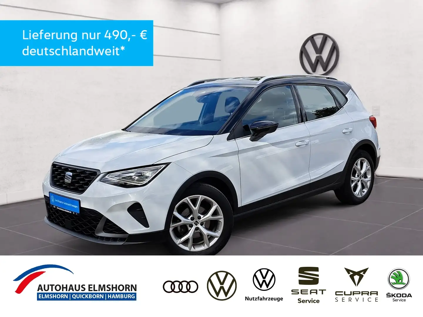 SEAT Arona FR 1.0 TSI NAV LED GRA PDC SHZ Weiß - 1
