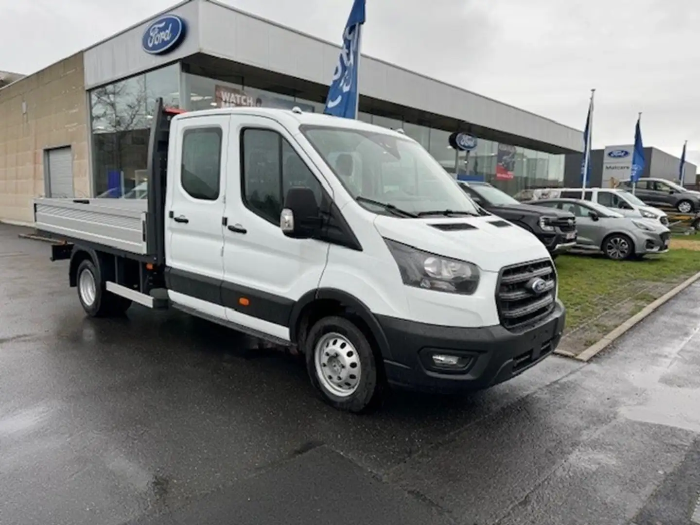 Ford Transit chassis dubbele cabine Wit - 1