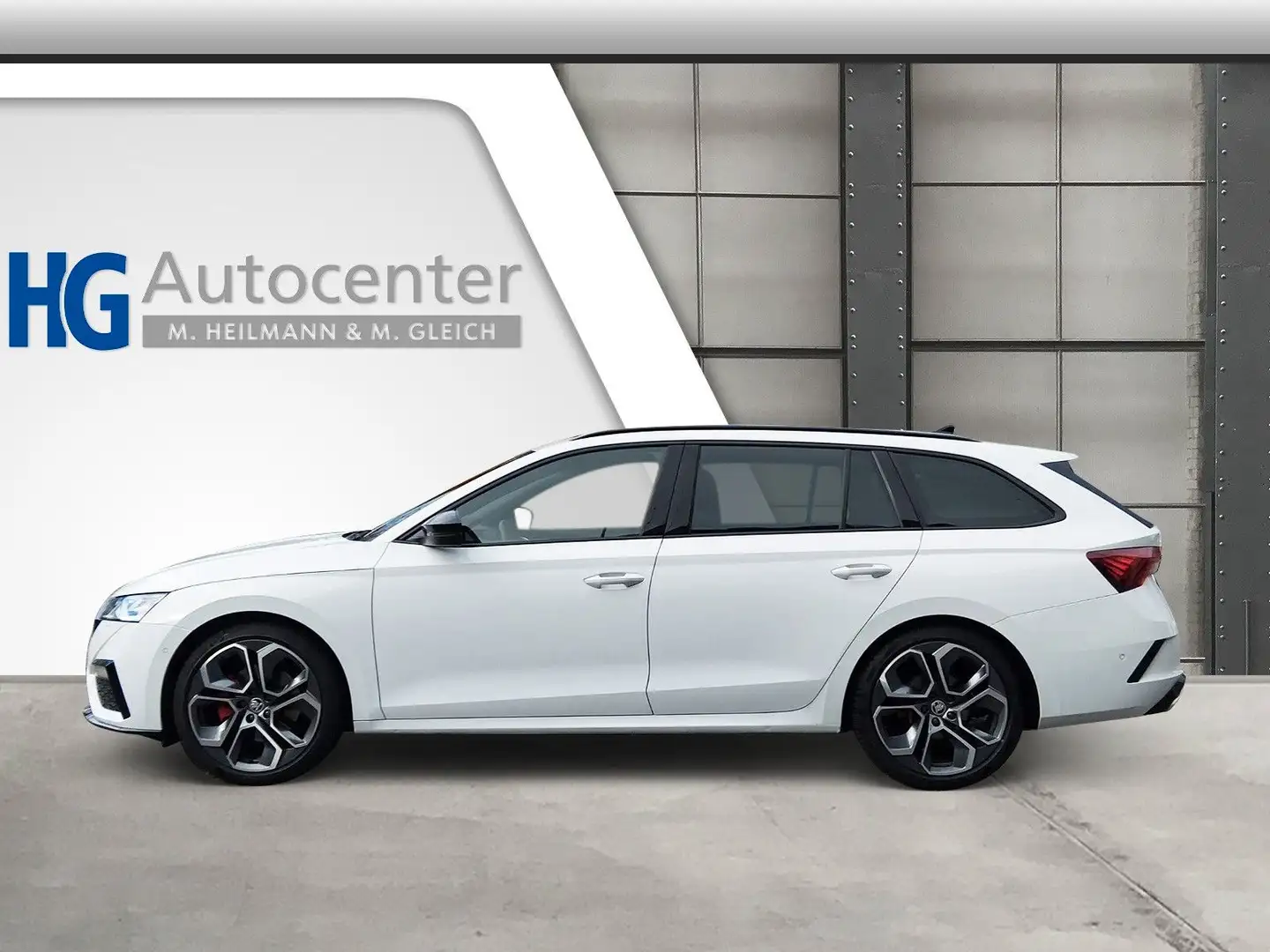 Skoda Octavia Combi RS 4x4 AHK Pano 19" HeadUp Blanc - 2