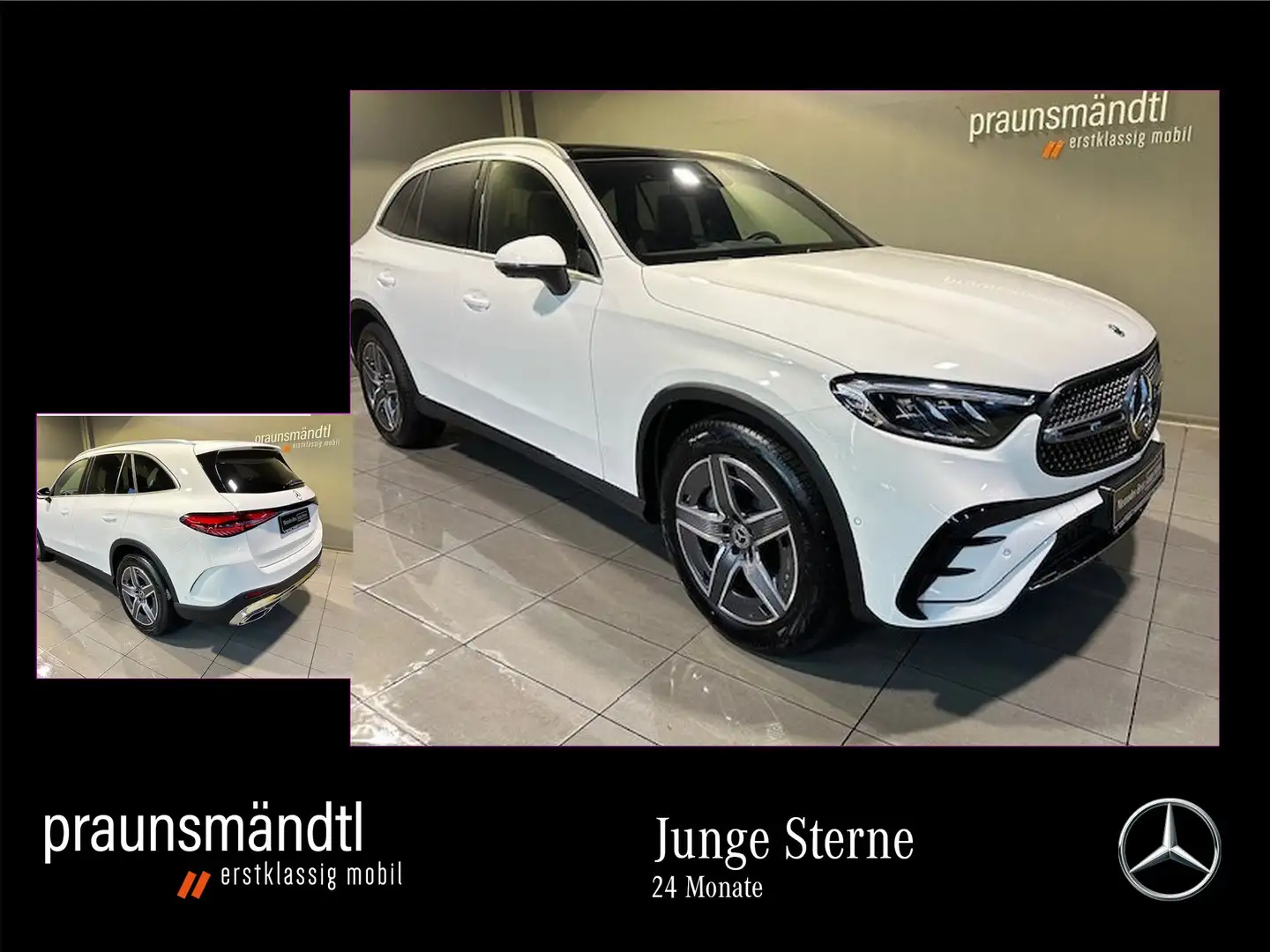 Mercedes-Benz GLC 300 4M AMG Pano/AHK/MBUX +/360°/Memory/Totwi Blanc - 1