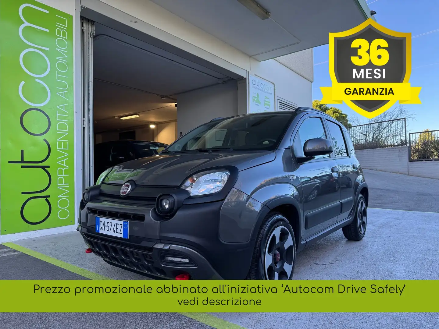 Fiat Panda Cross 1.0 firefly hybrid GARANZIA 24 MESI CARPLAY Grigio - 1