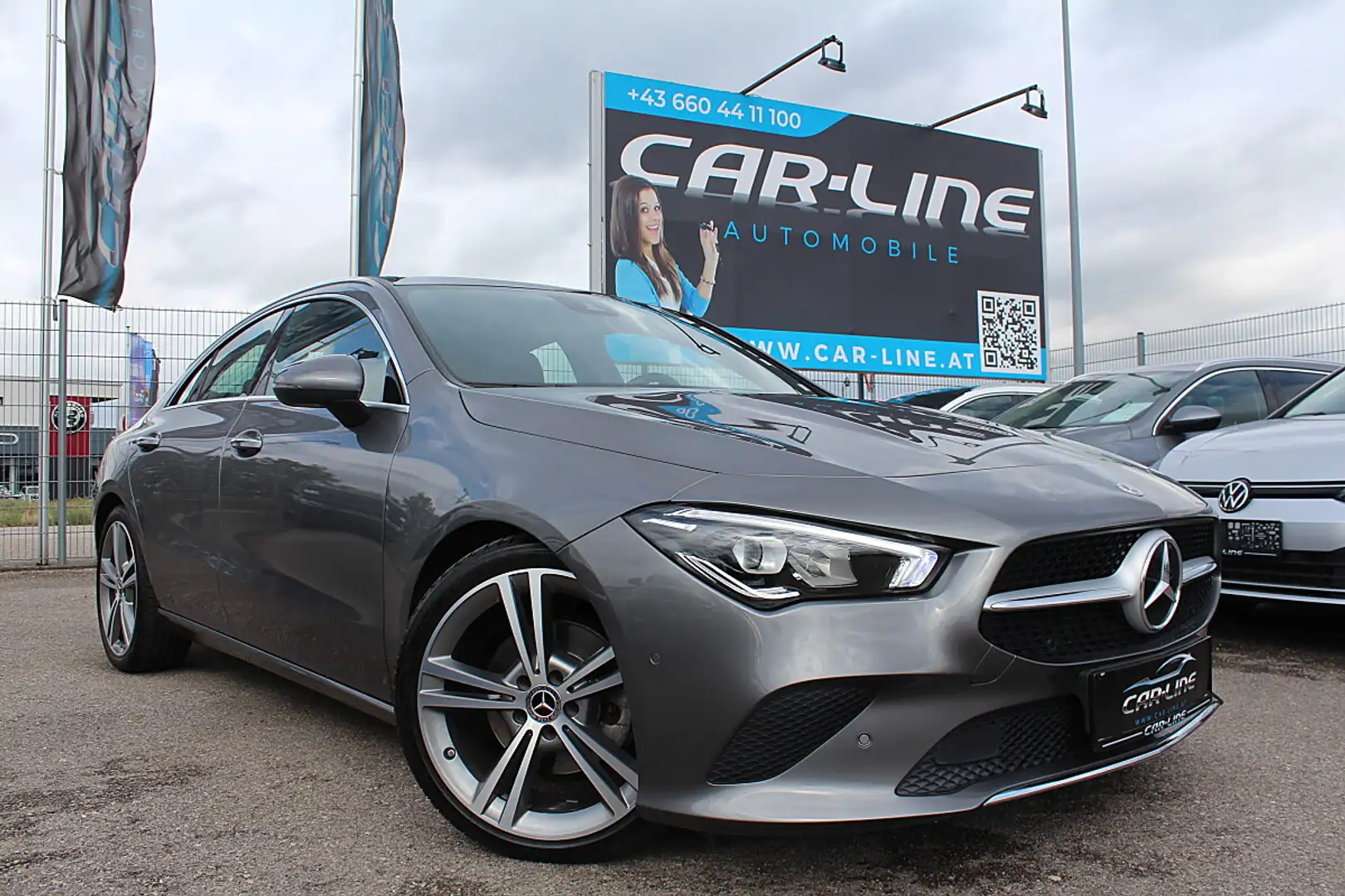 Mercedes-Benz CLA 200 d Ambiente LED PANO SPUR NAVI ... Grau - 1