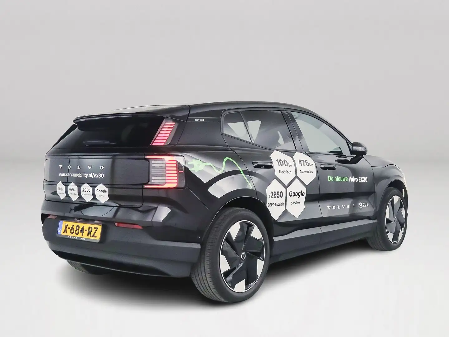 Volvo EX30 Single Motor Extended Range Ultra 69 kWh | Panoram Zwart - 2