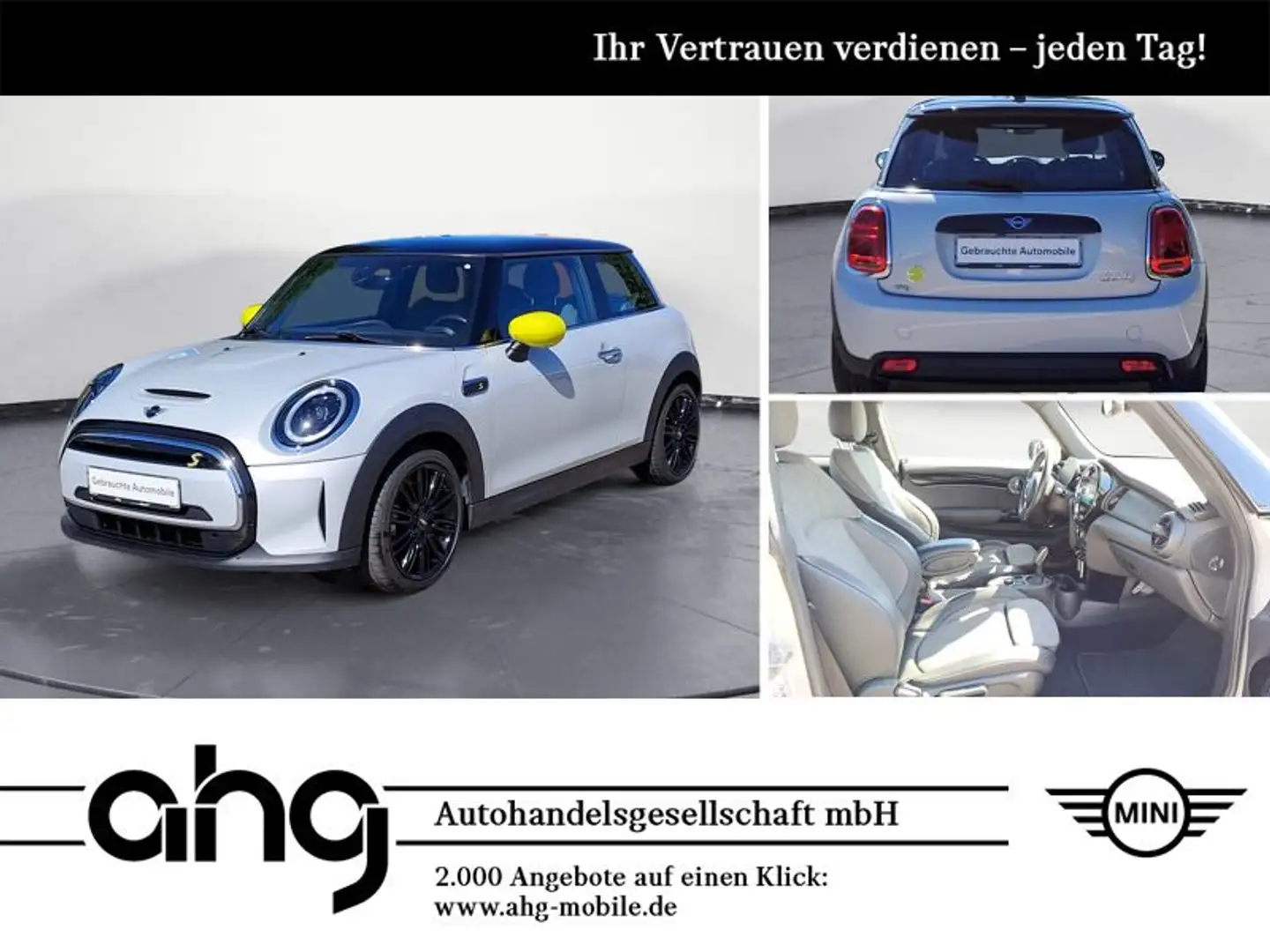 MINI Cooper SE . MINI Electric Trim Klimaaut. PDC Weiß - 1