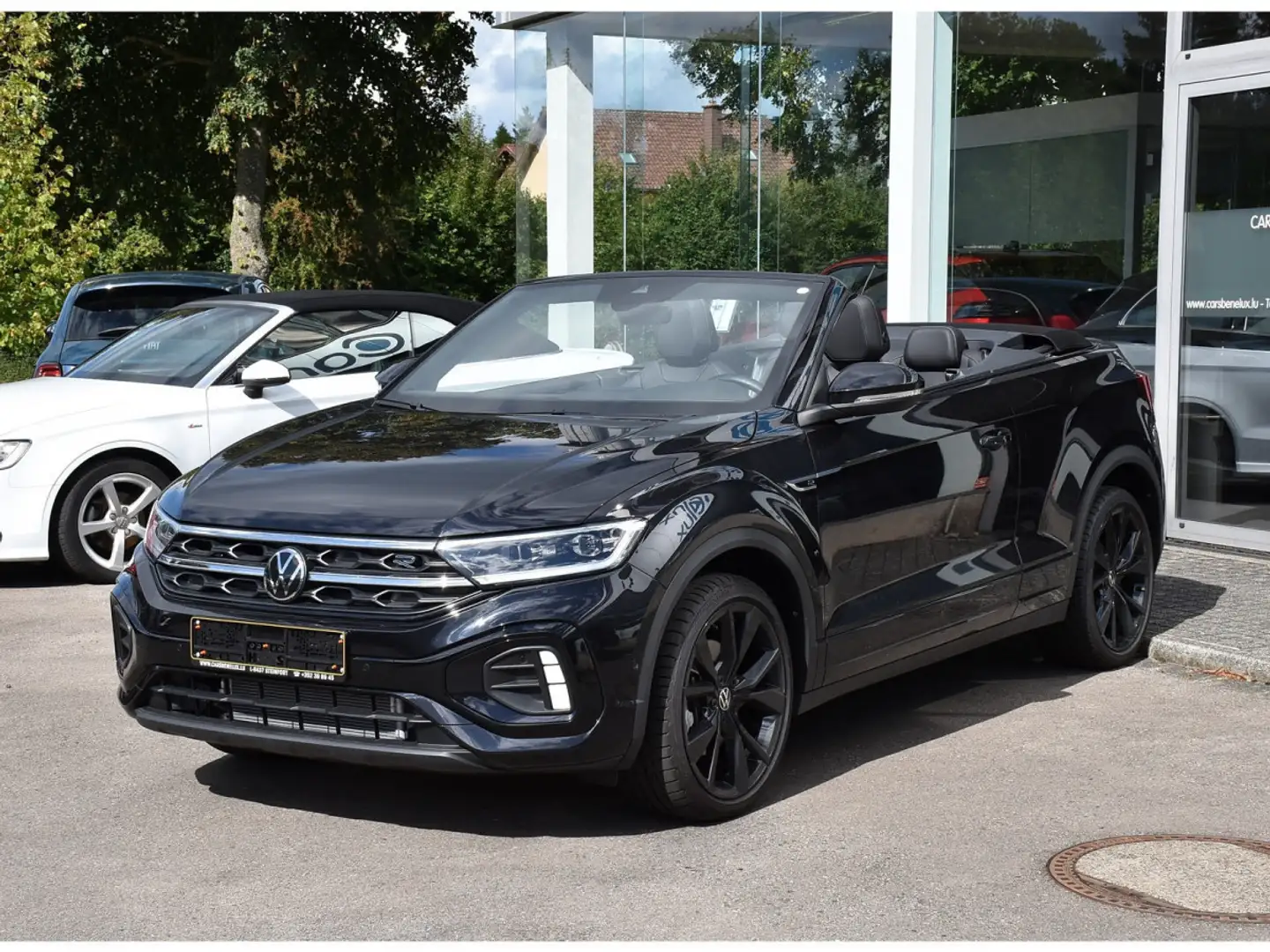 Volkswagen T-Roc Cabrio 1.5 TSI R-Line DSG CUIR ACC LANE GPS CAM Noir - 2
