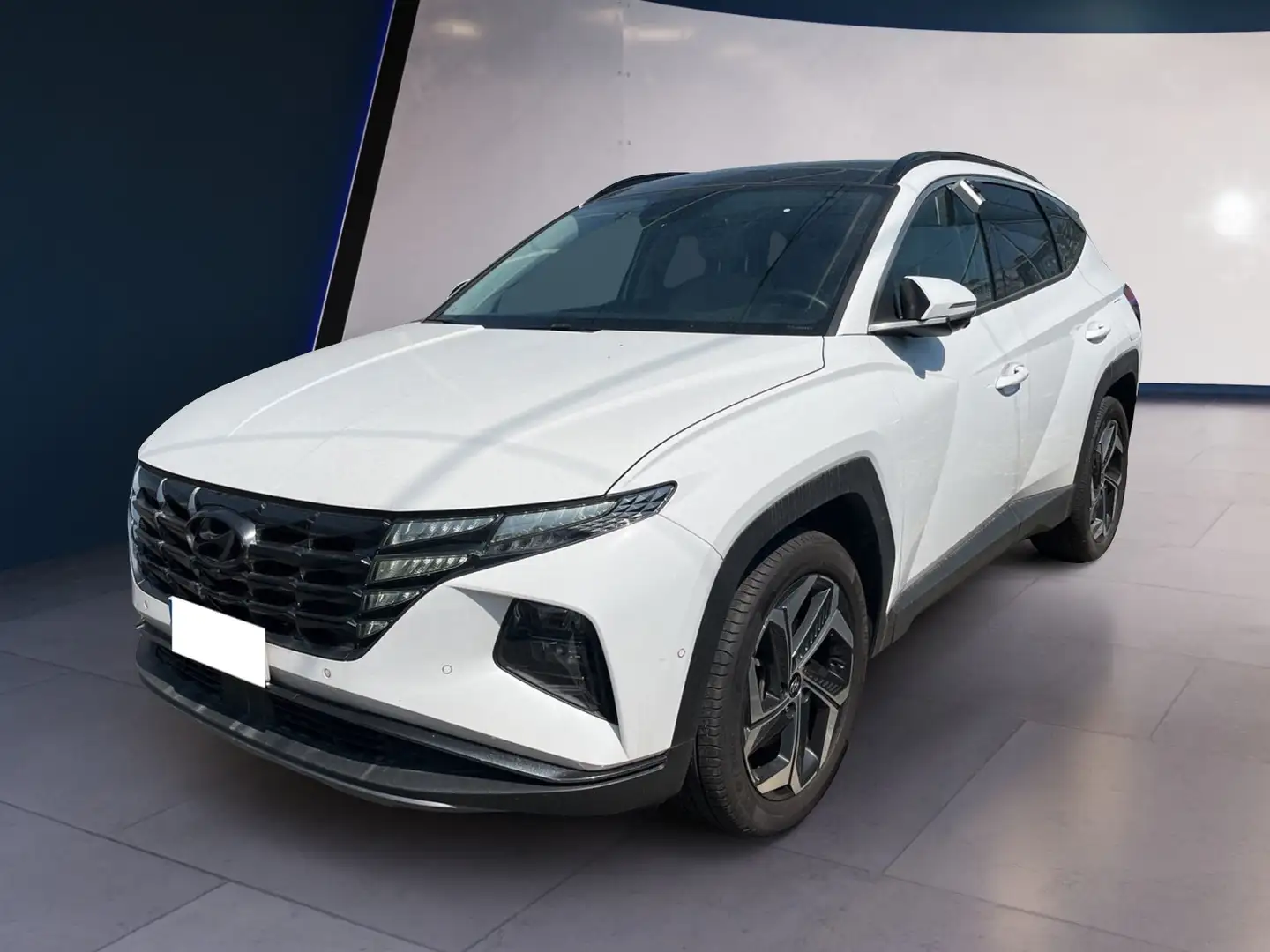 Hyundai TUCSON III 2021 1.6 hev Exellence Lounge Pack 2wd auto Bianco - 2