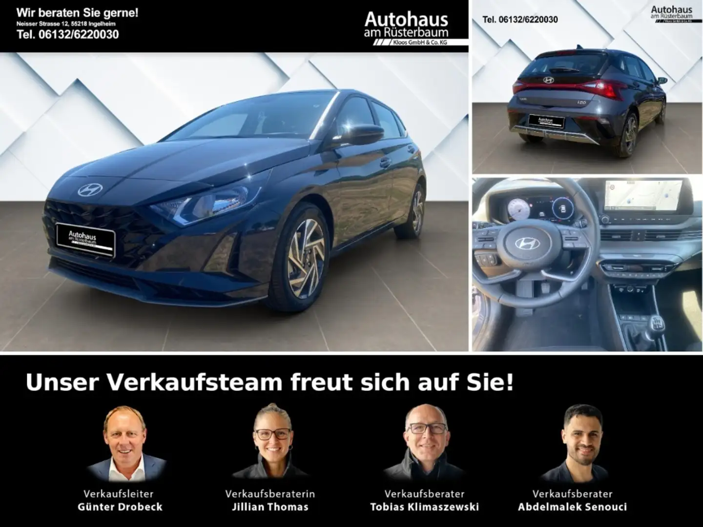 Hyundai i20 Trend (MY25) 1.0 (100 PS) 6-MT Komfortpaket Navi D Grijs - 1