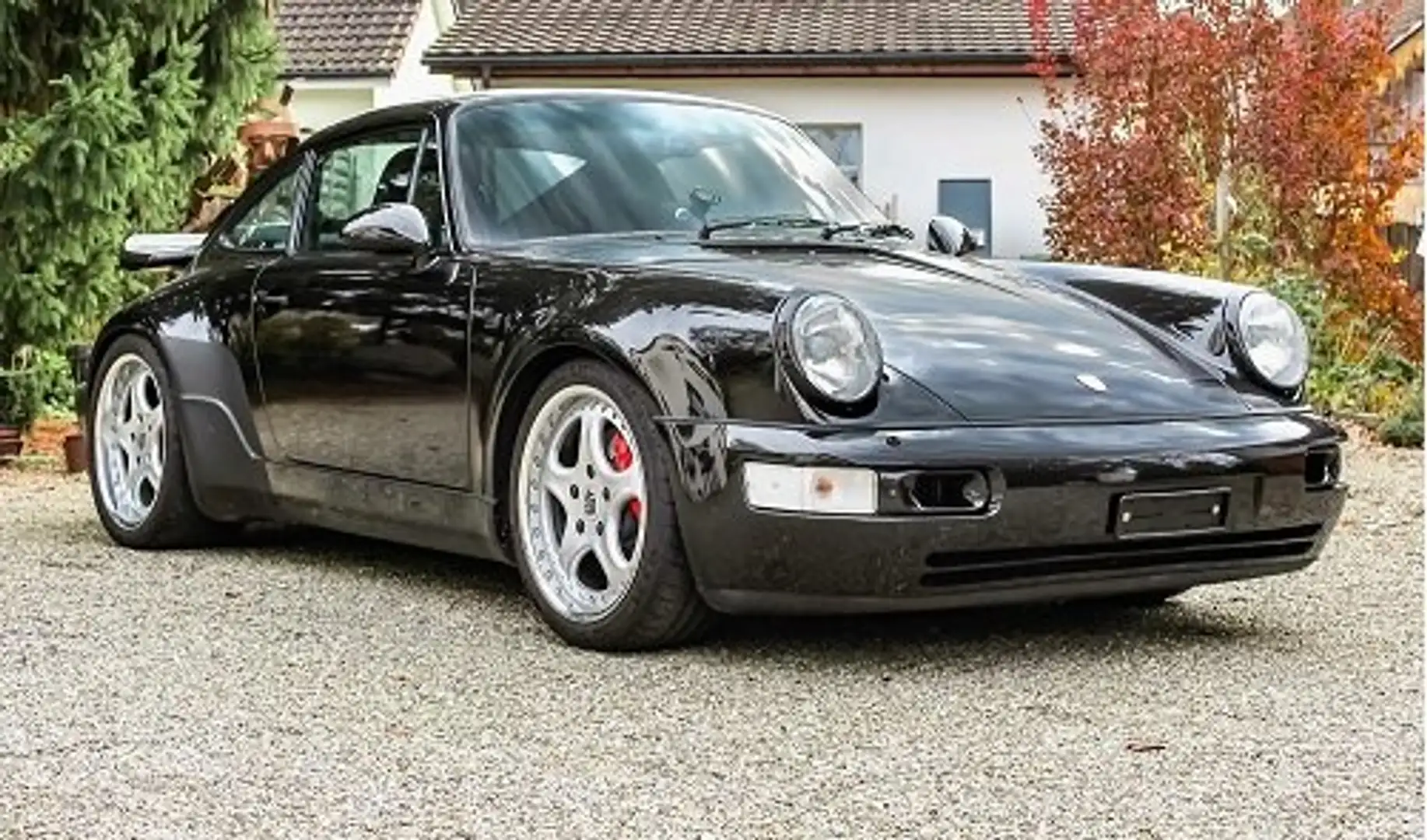 Porsche 964 911 Coupe 3.6 Turbo Nero - 2