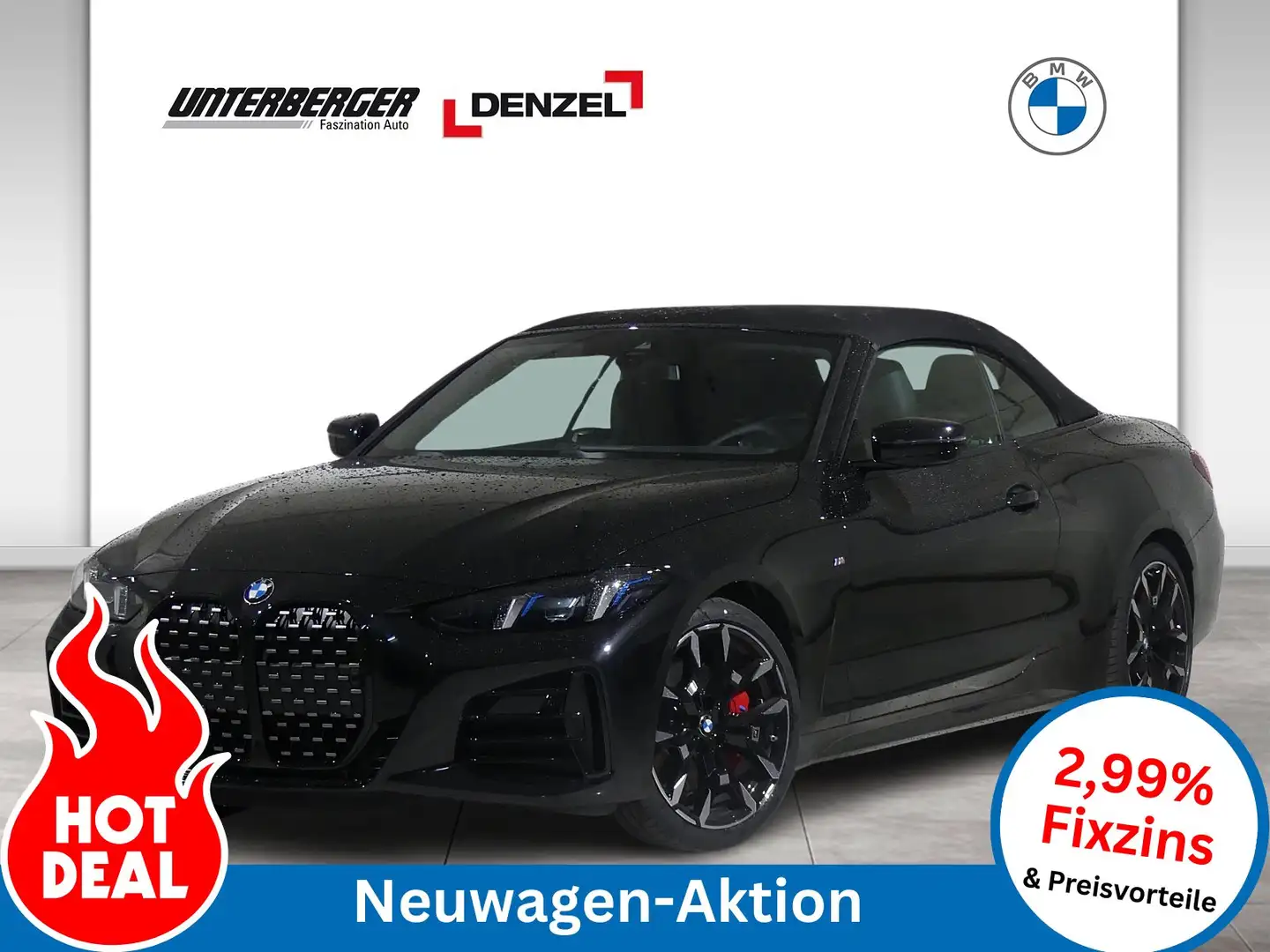 BMW 420 d Cabrio Schwarz - 1