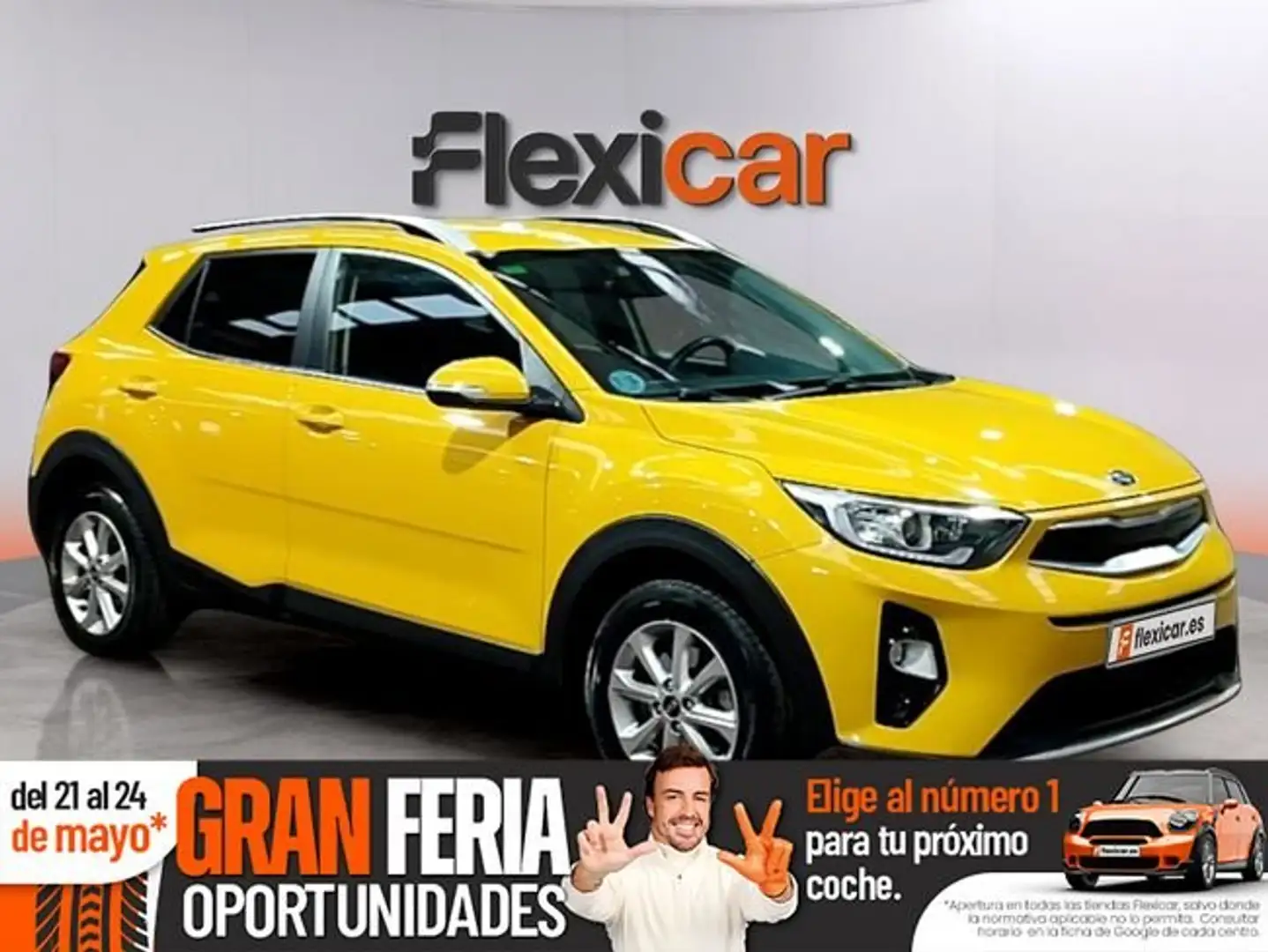 Kia Stonic 1.2 CVVT 62kW (84CV) Business Amarillo - 1
