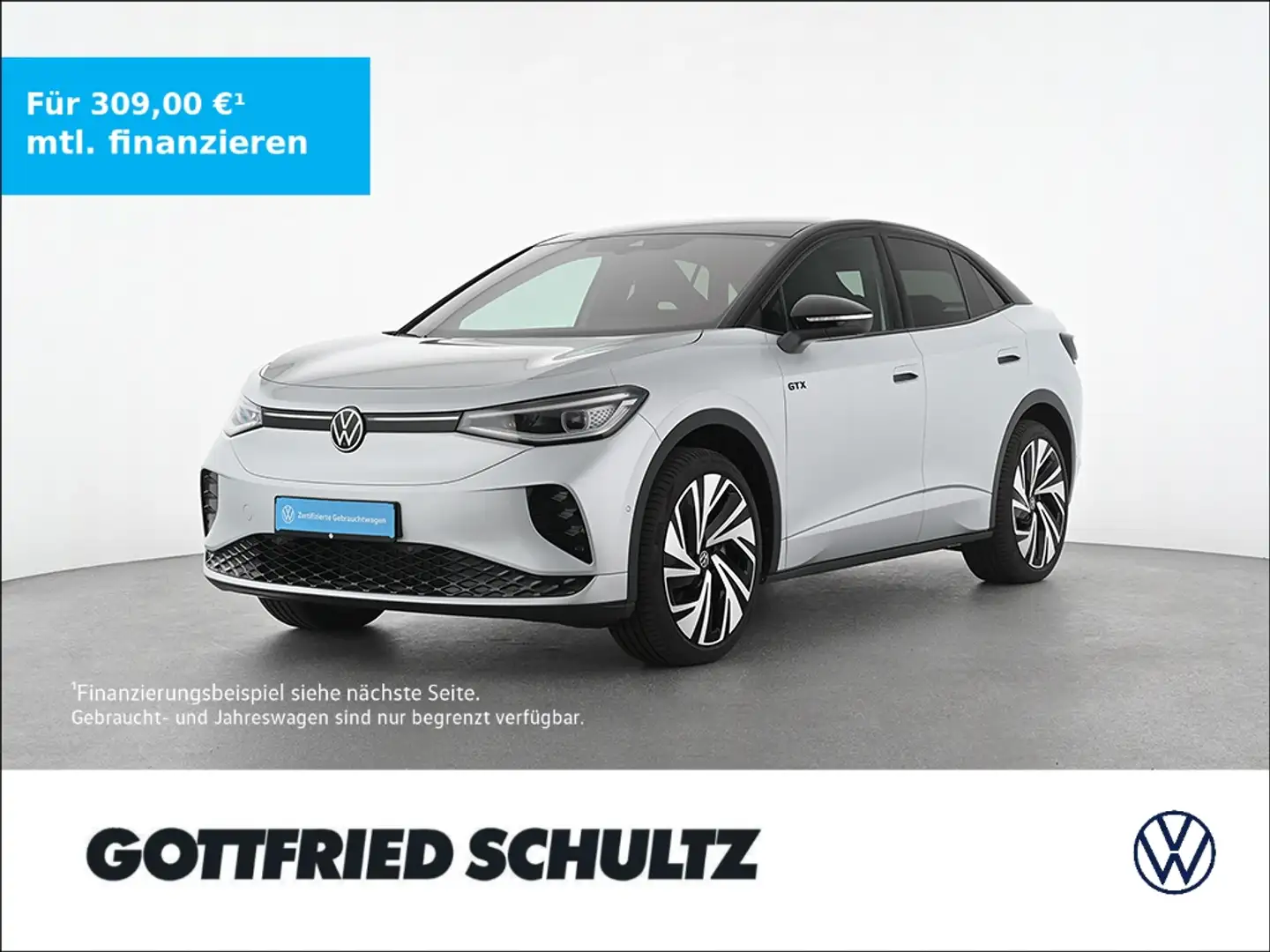 Volkswagen ID.5 GTX 250 kW 4Motion Matrix AHK Wärmepumpe Sitzhzg Silber - 1