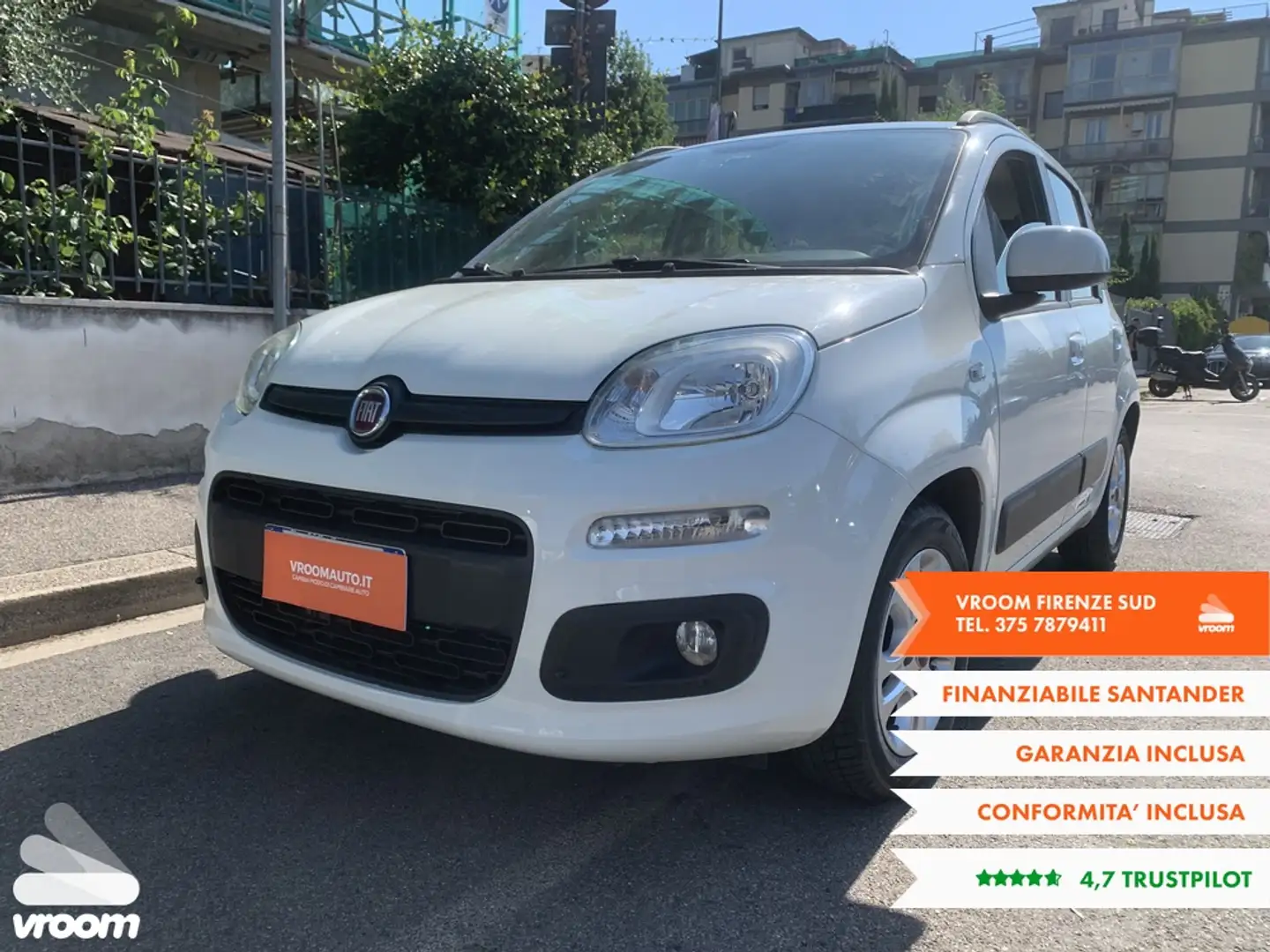 Fiat Panda Panda 1.3 MJT S&S Lounge Bianco - 2