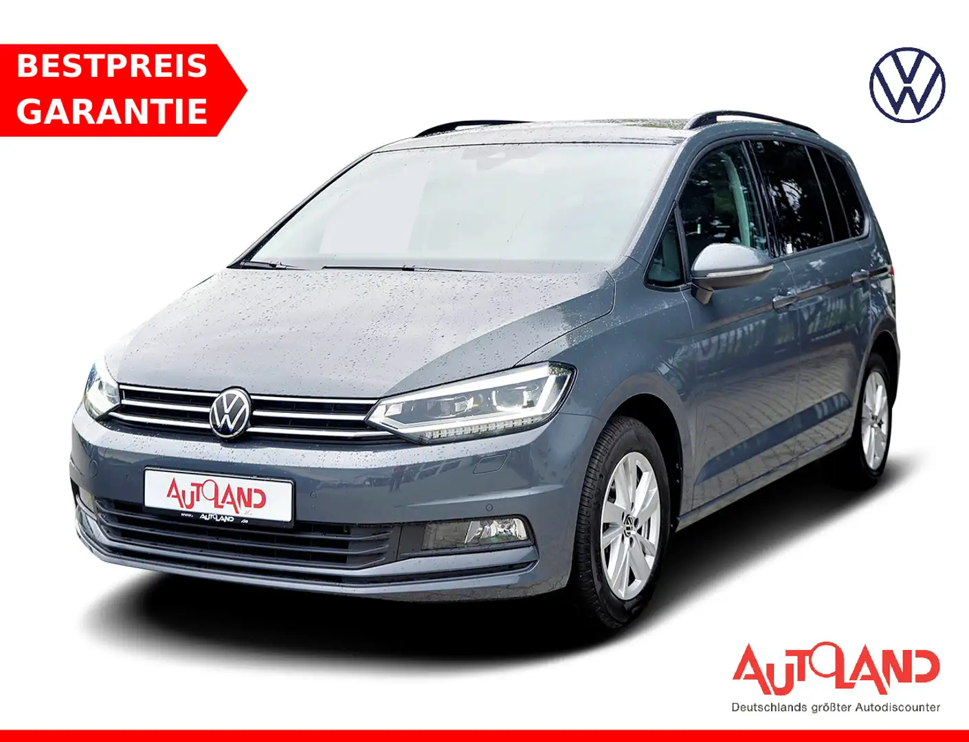 Volkswagen Touran 2.0 TDI Comfortline LED Navi ACC Kamera Gris - 1