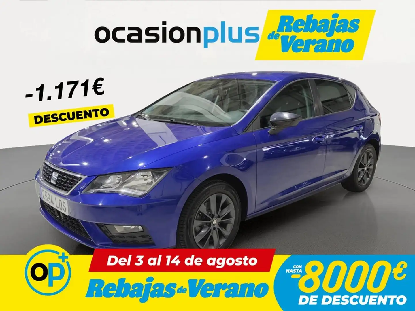 SEAT Leon 1.5 TGI GNC S&S Style 130 Azul - 1